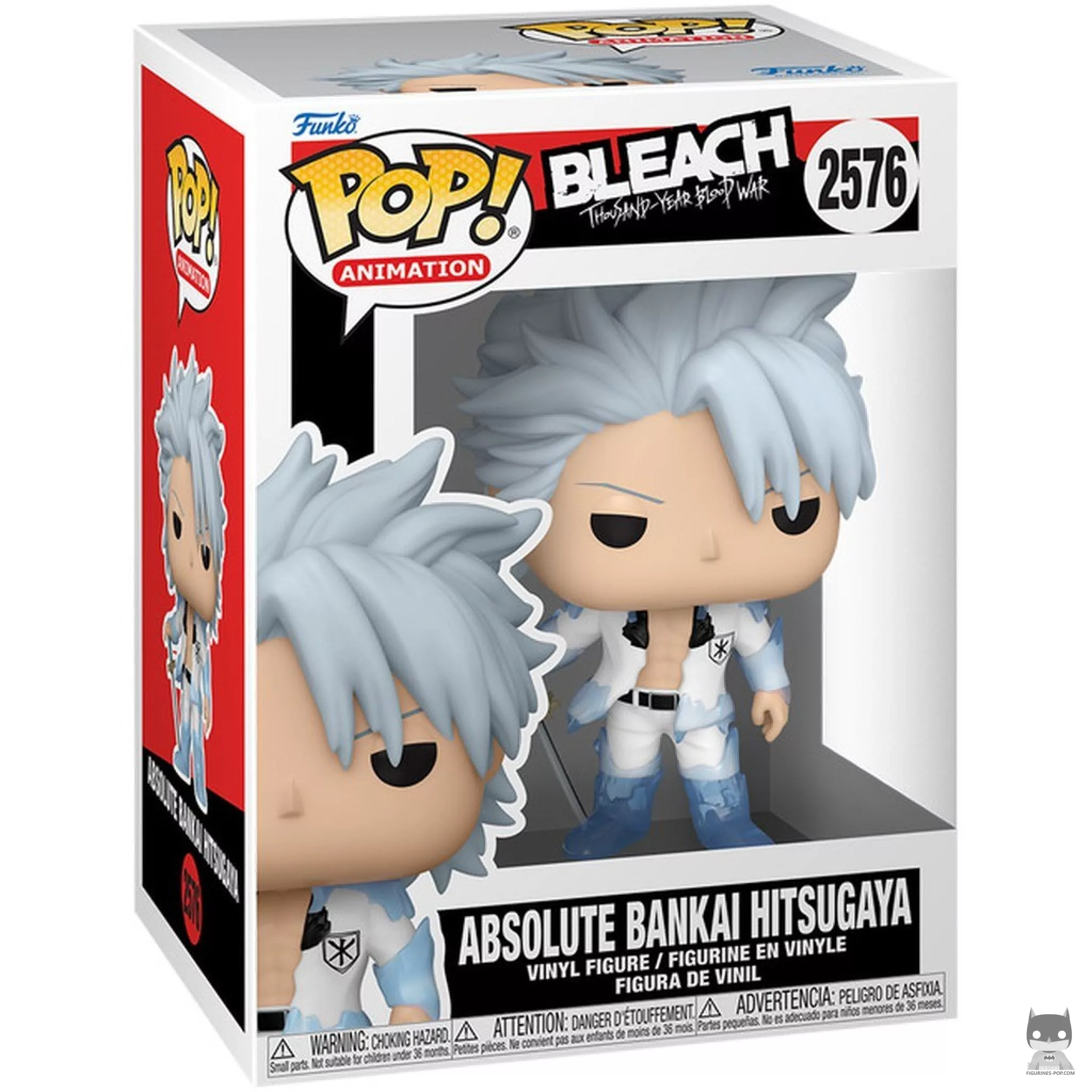 Figura Funko Pop! Hitsugaya Bankai absoluto en su caja