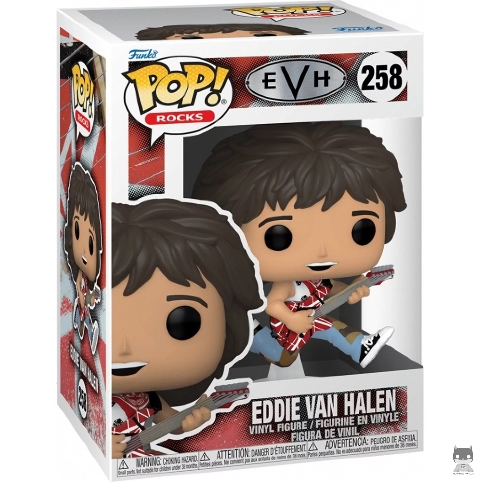 Figura Funko Pop! Eddie Van Halen en su caja