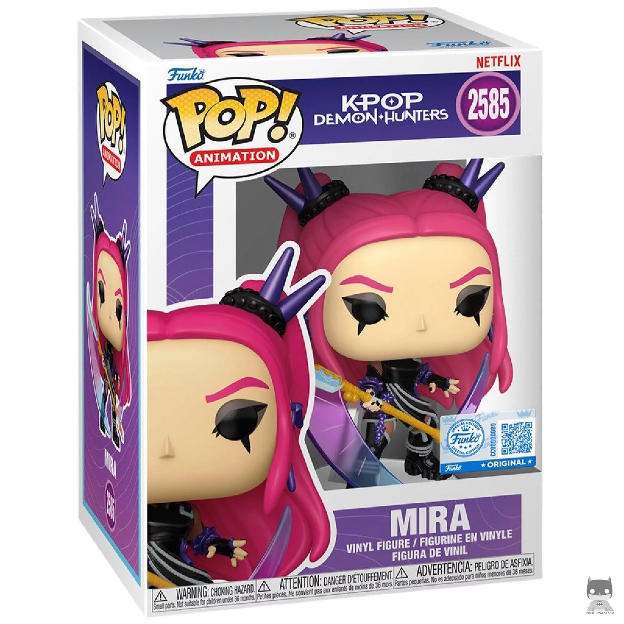Figura Funko Pop! Mira en su caja