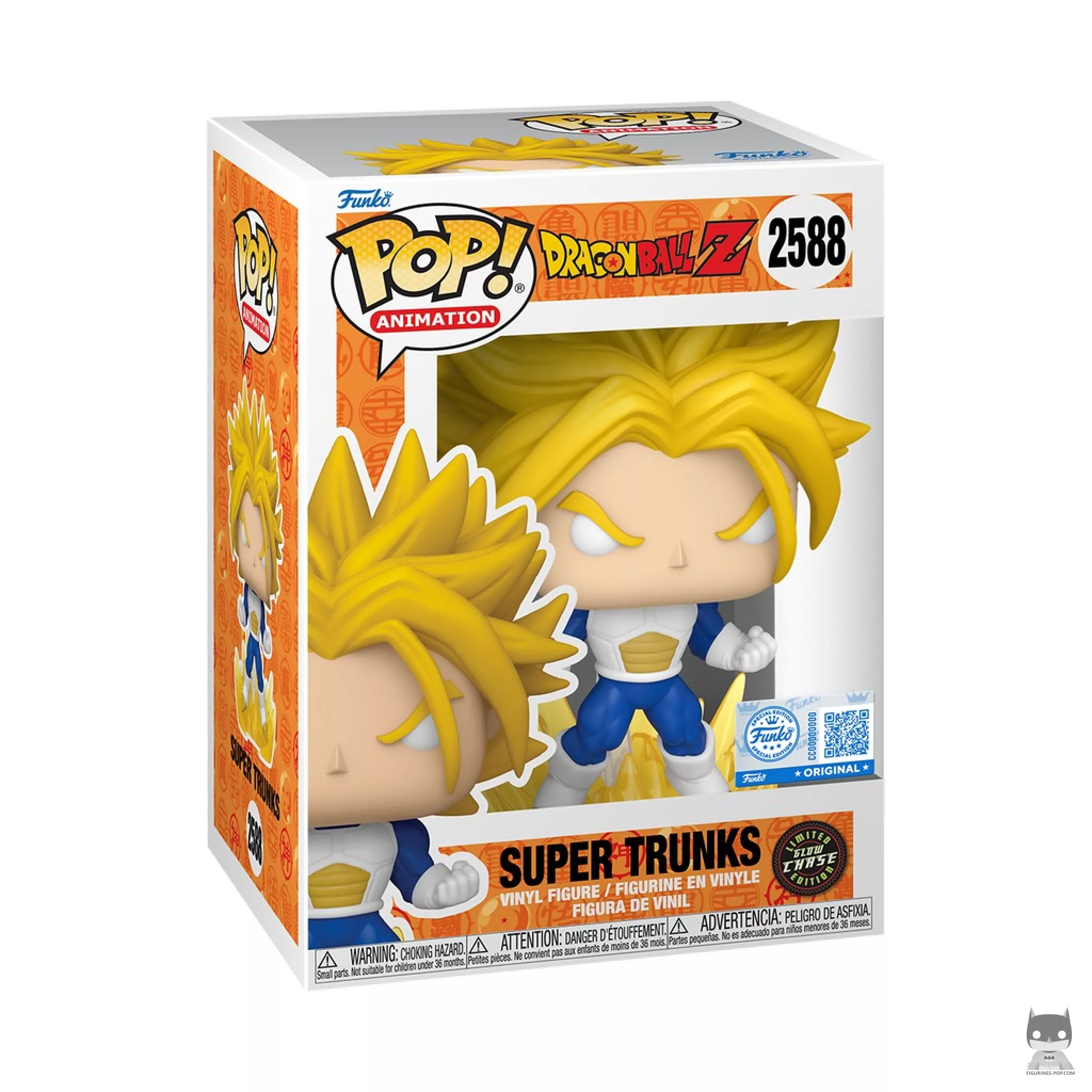 Figura Funko Pop! Super Trunks (Chase & Brilla en la oscuridad) en su caja