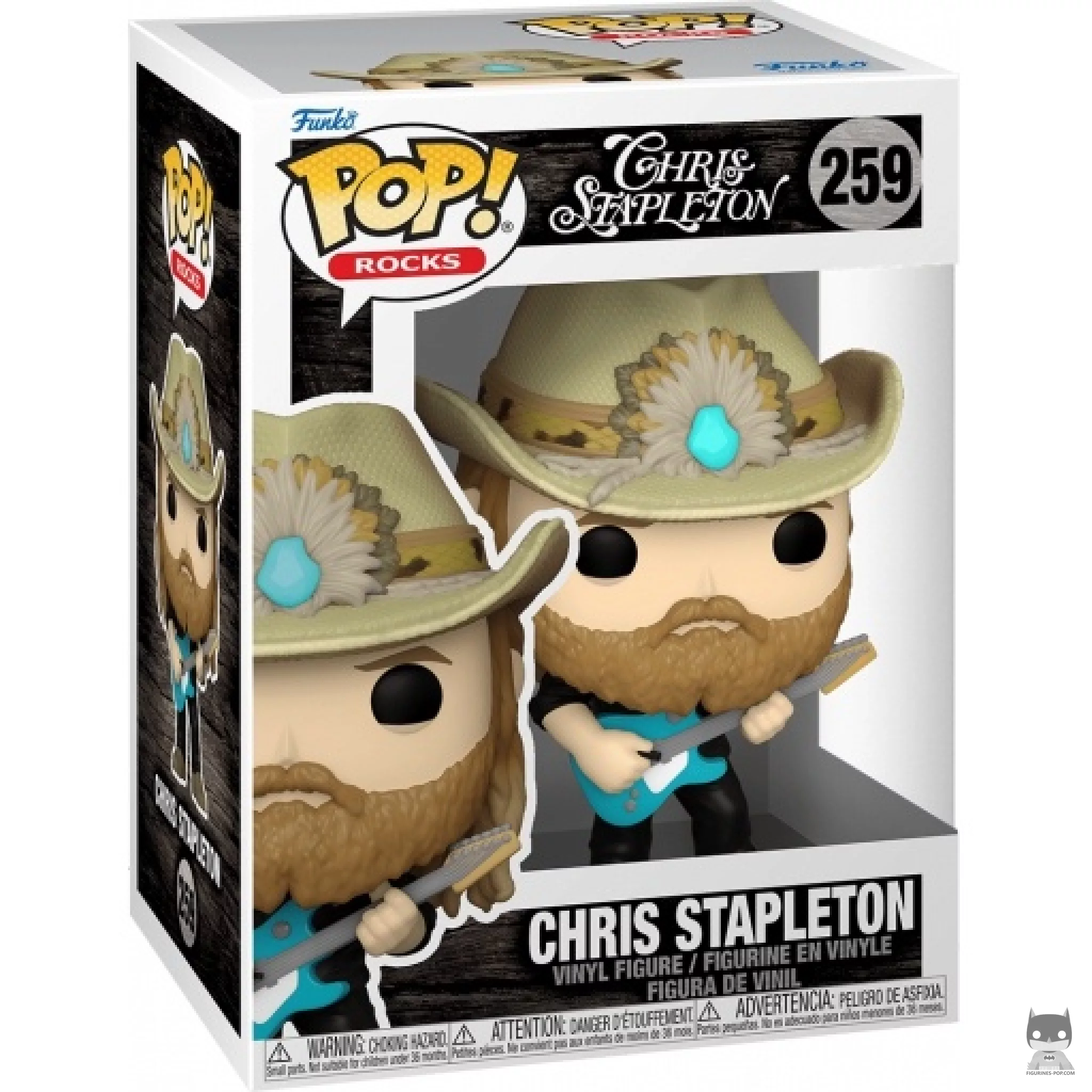 Figura Funko Pop! Chris Stapleton en su caja