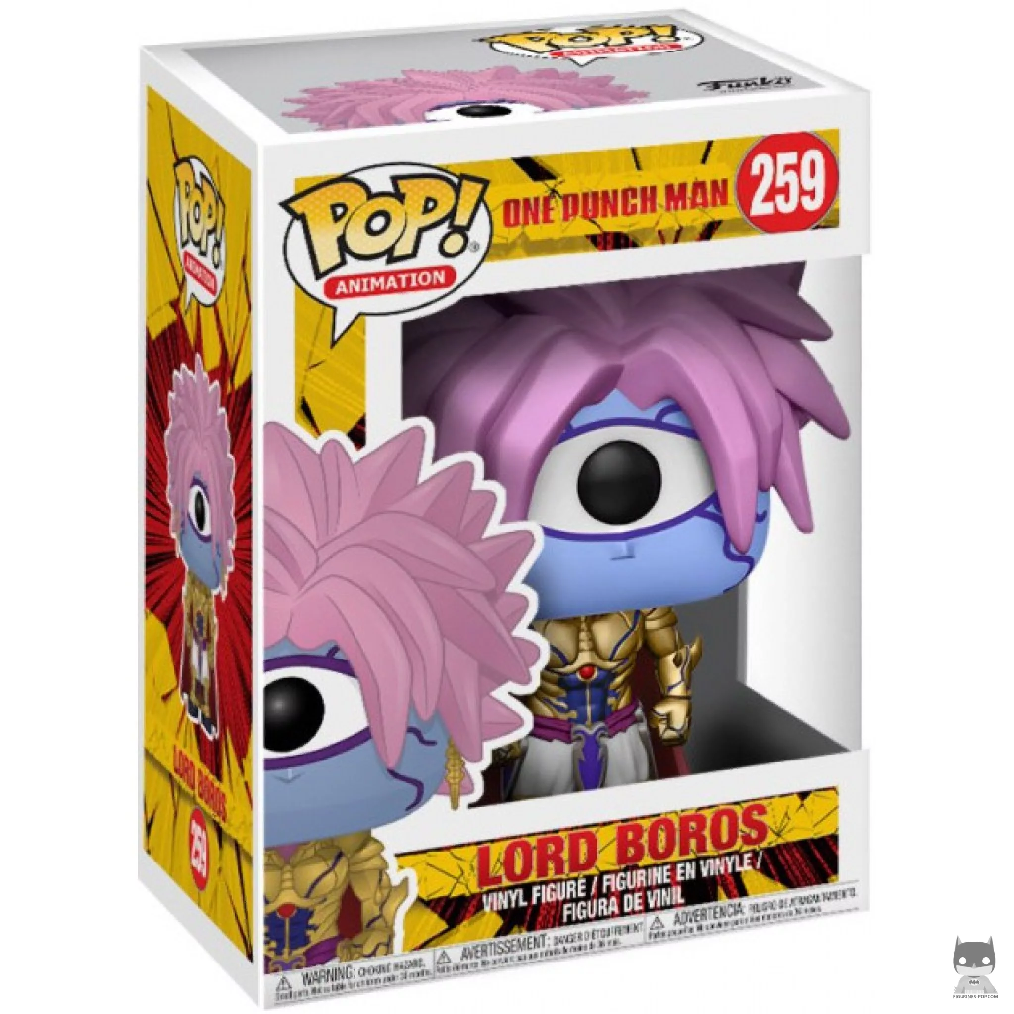 Figura Funko Pop! Lord Boros en su caja
