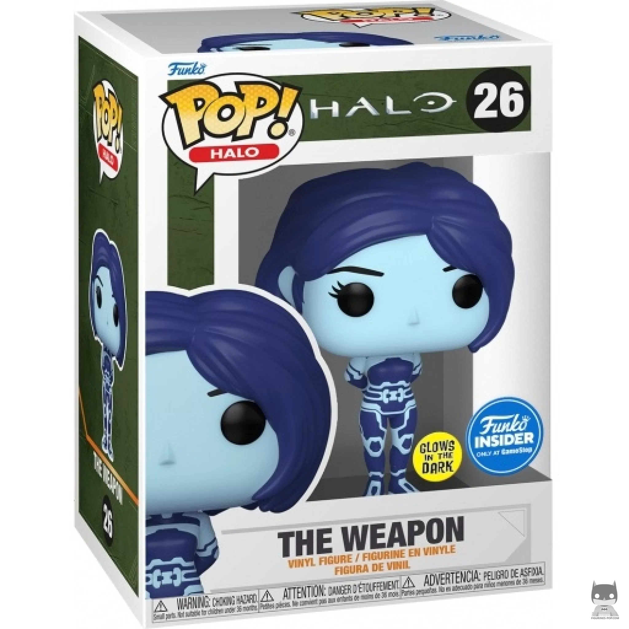 Figura Funko Pop! El Arma (Brilla en la oscuridad) en su caja