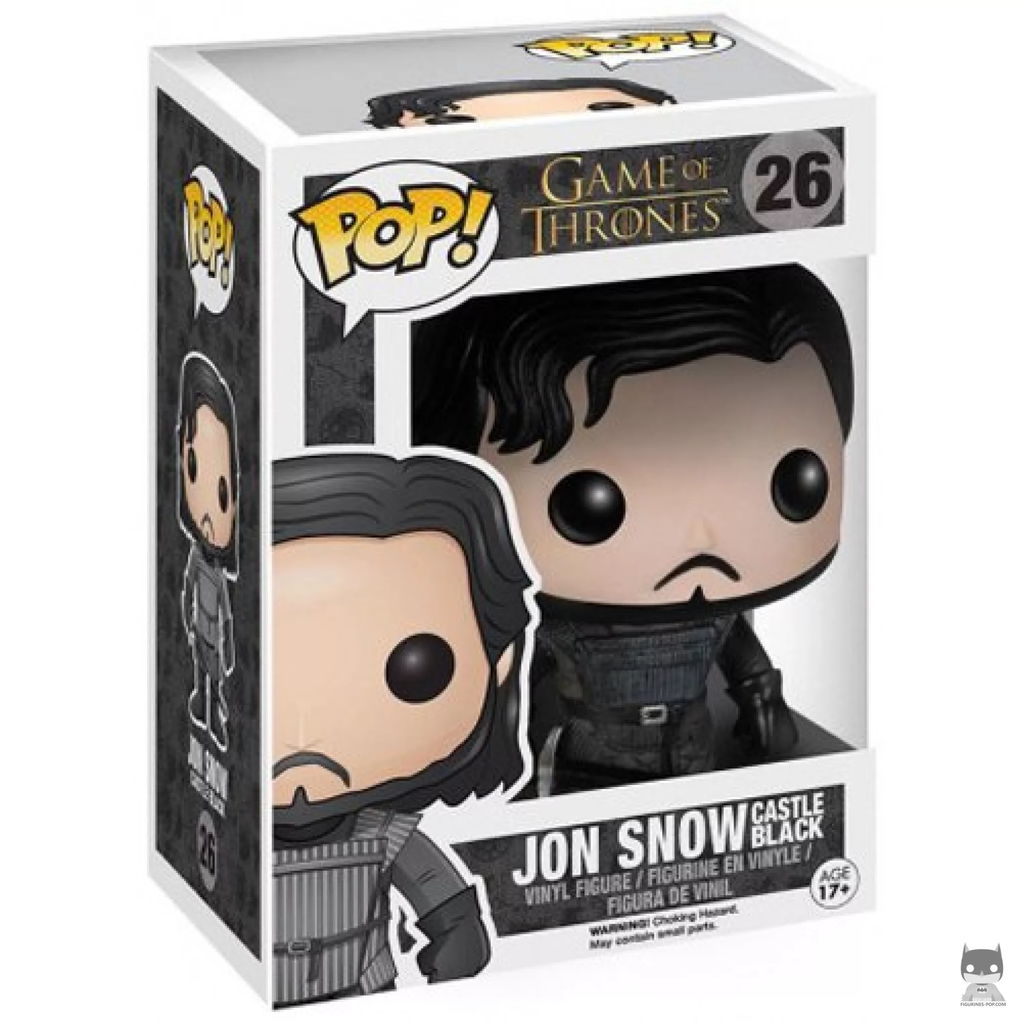 Figura Funko Pop! Jon Nieve (Castillo Negro) en su caja