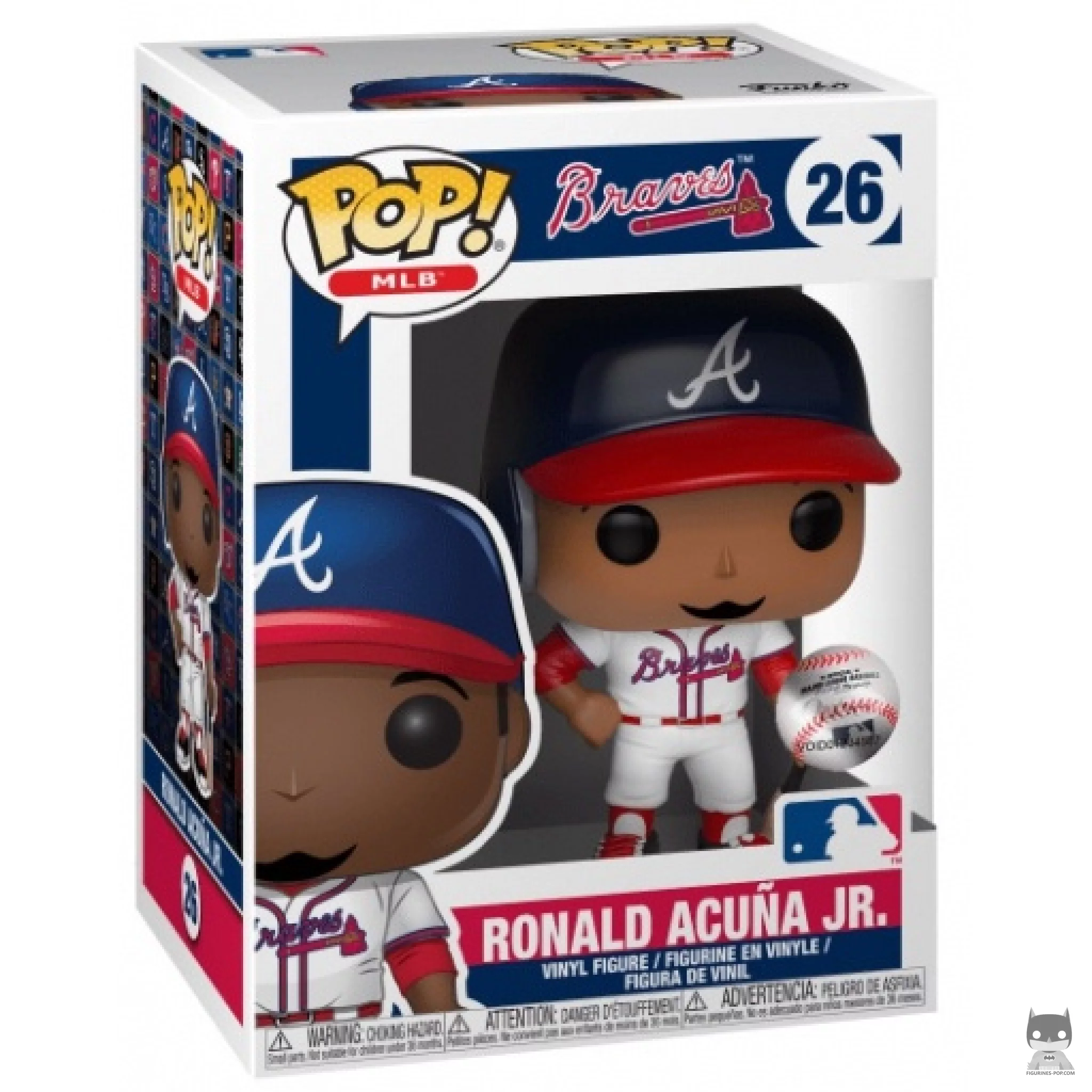 Figura Funko Pop! Ronald Acuña Jr. en su caja