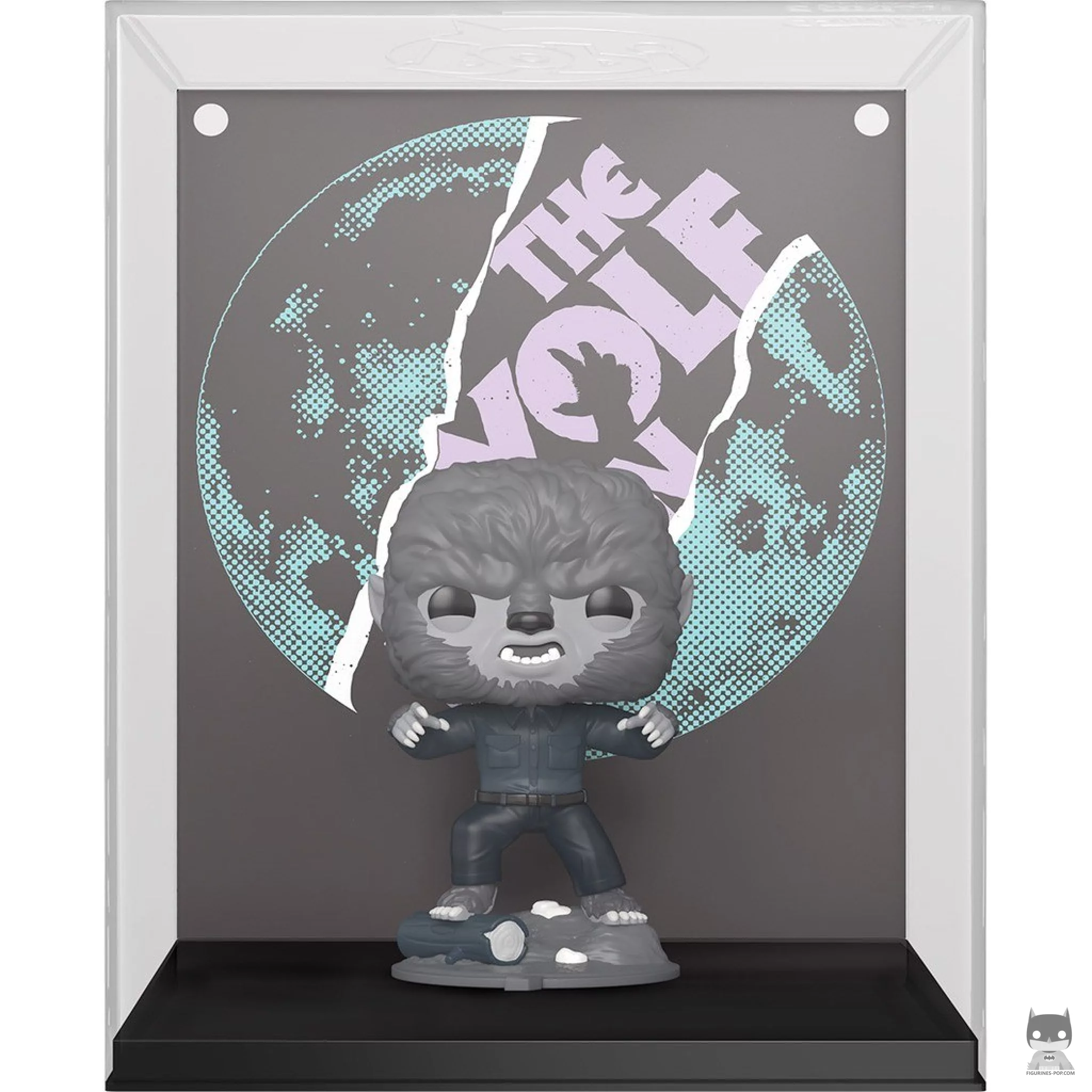 Figura Funko Pop! Portada VHS de El Hombre Lobo (Blanco y negro) (Monstruos de Universal)