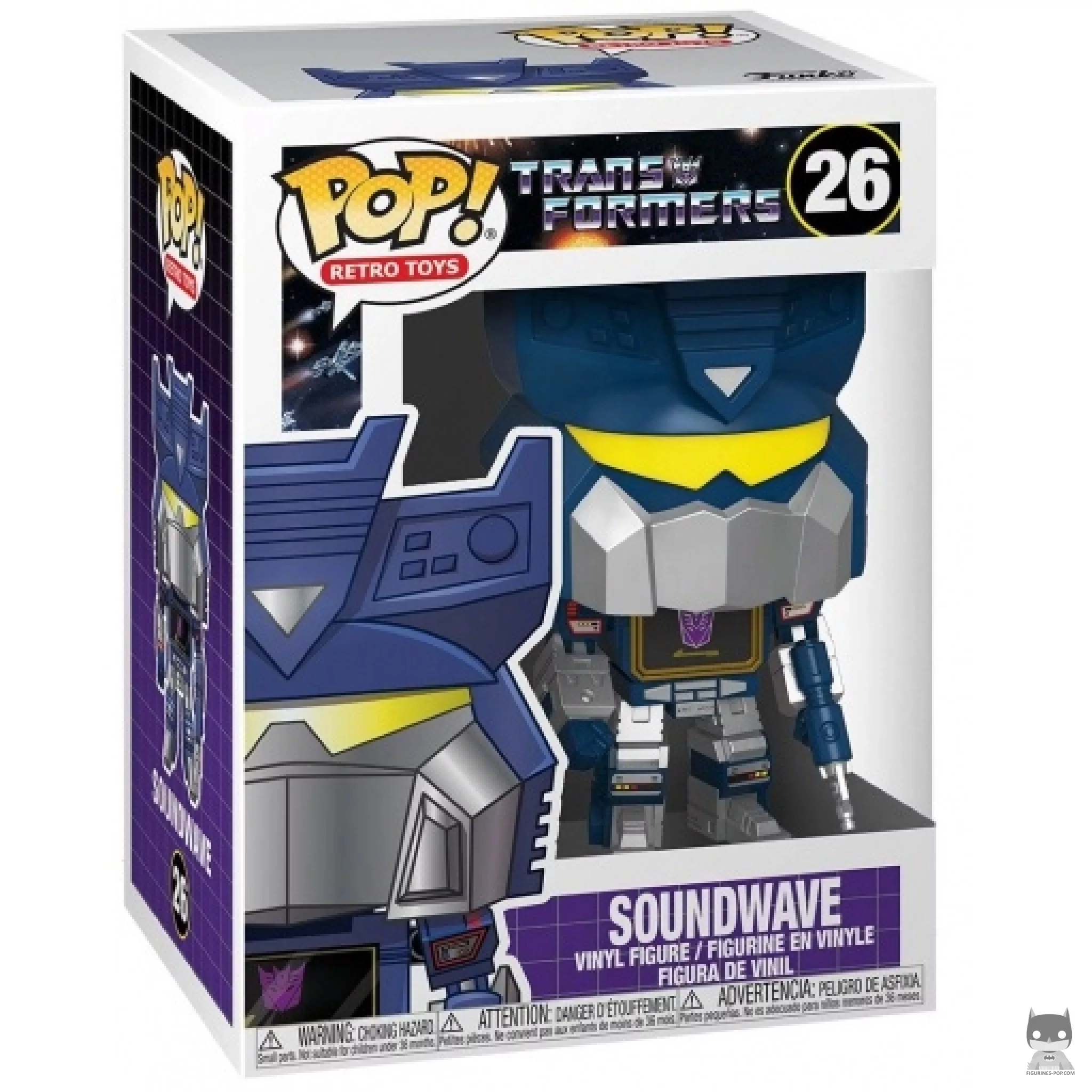 Figura Funko Pop! Soundwave en su caja