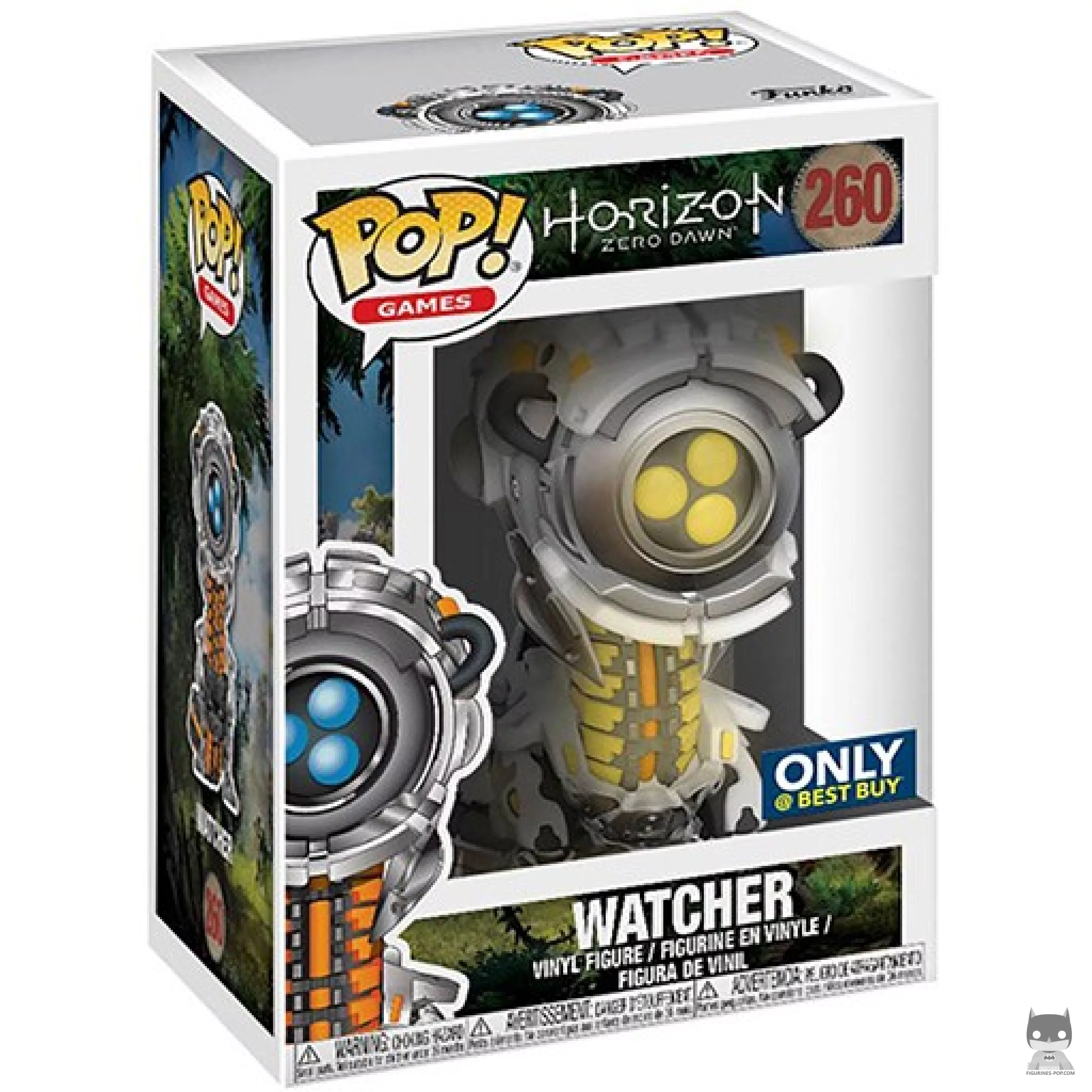 Figura Funko Pop! Watcher (Amarillo) en su caja