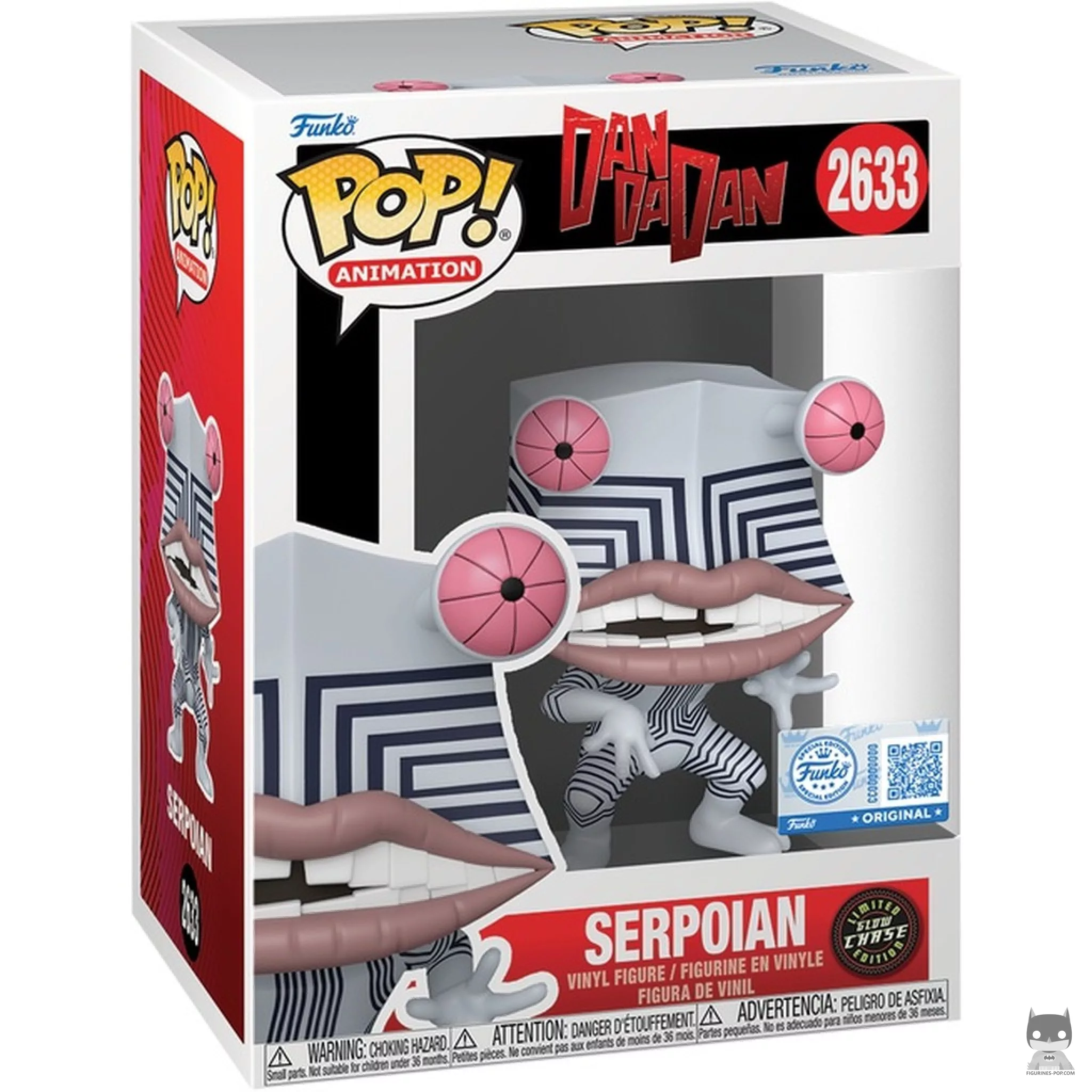 Figura Funko Pop! Serpoian (Chase y brilla en la oscuridad) en su caja
