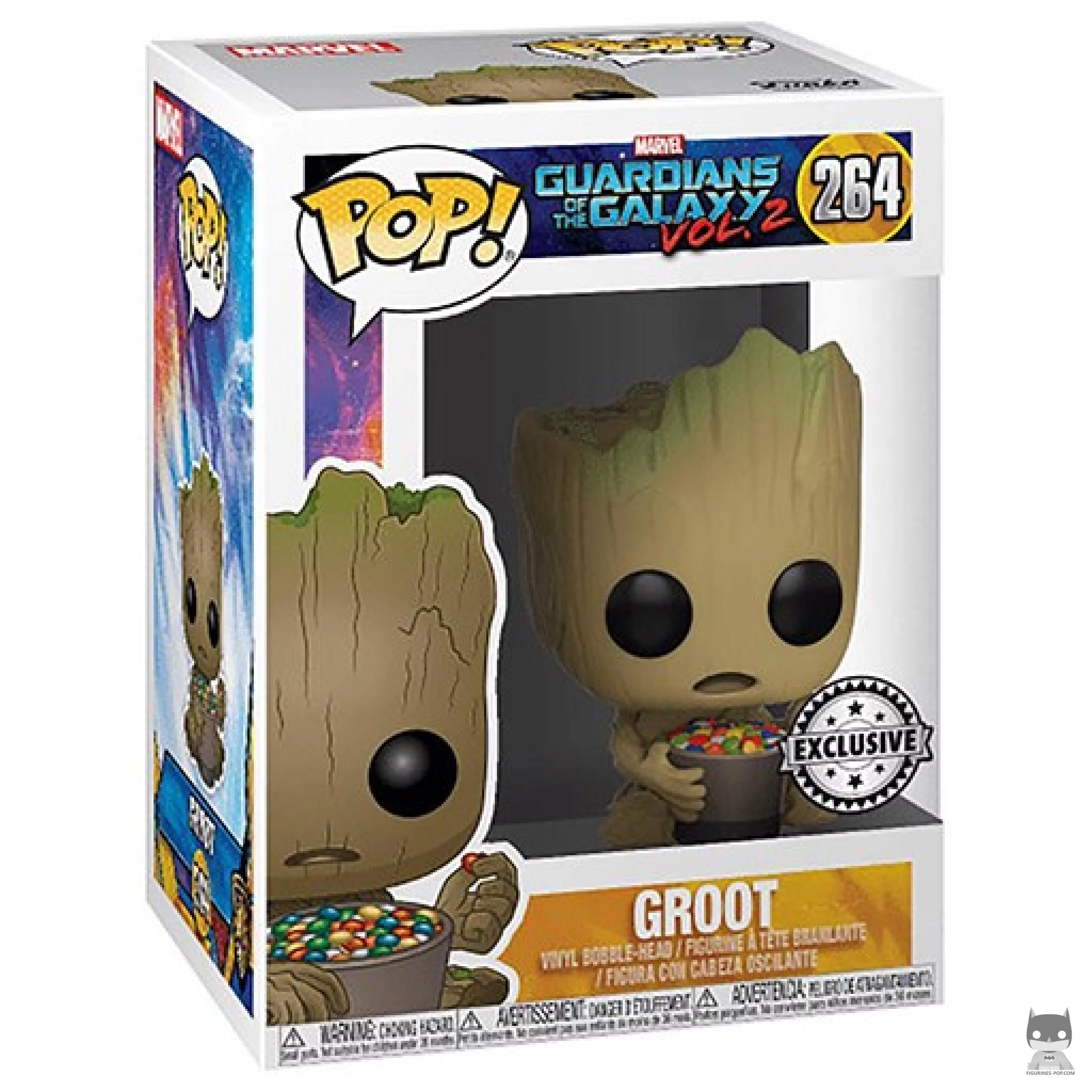 Figura Funko Pop! Groot (con bol de caramelos) en su caja