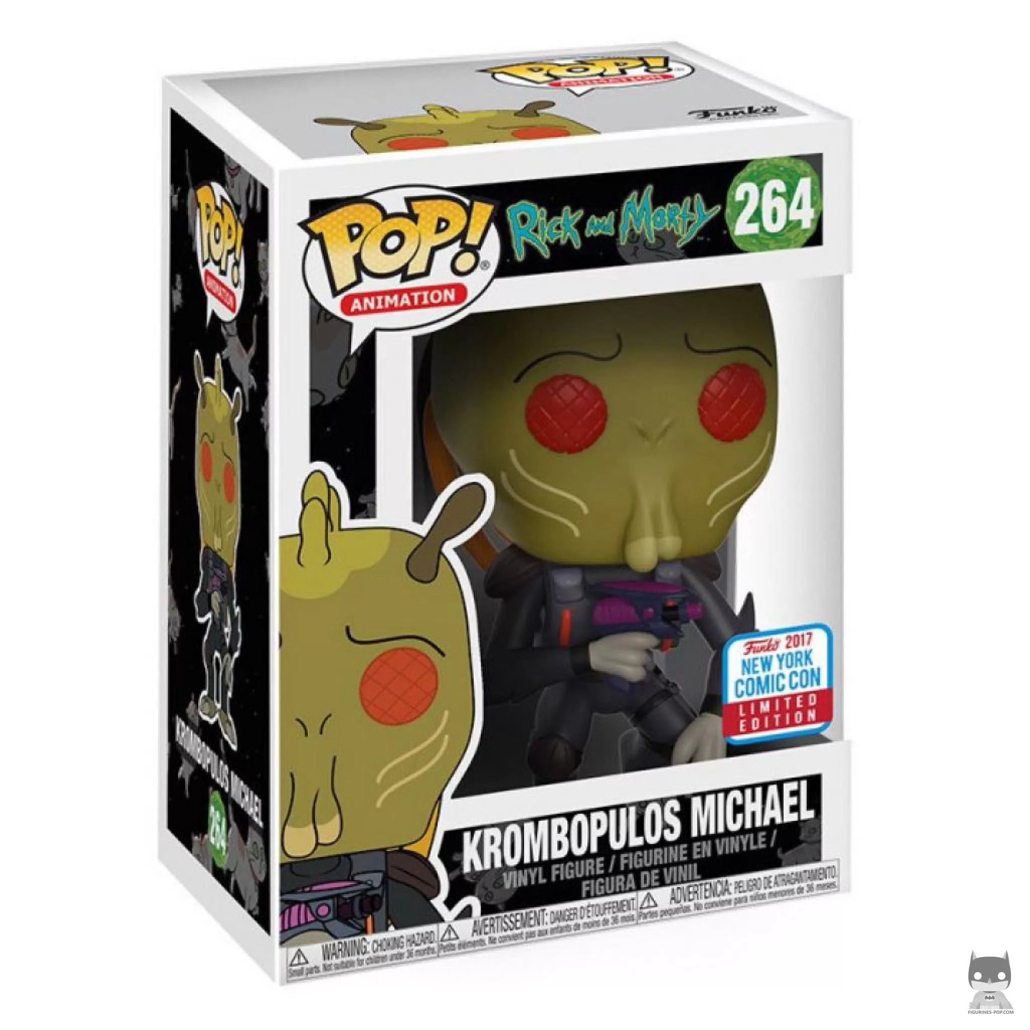 Figura Funko Pop! Krombopulos Michael en su caja