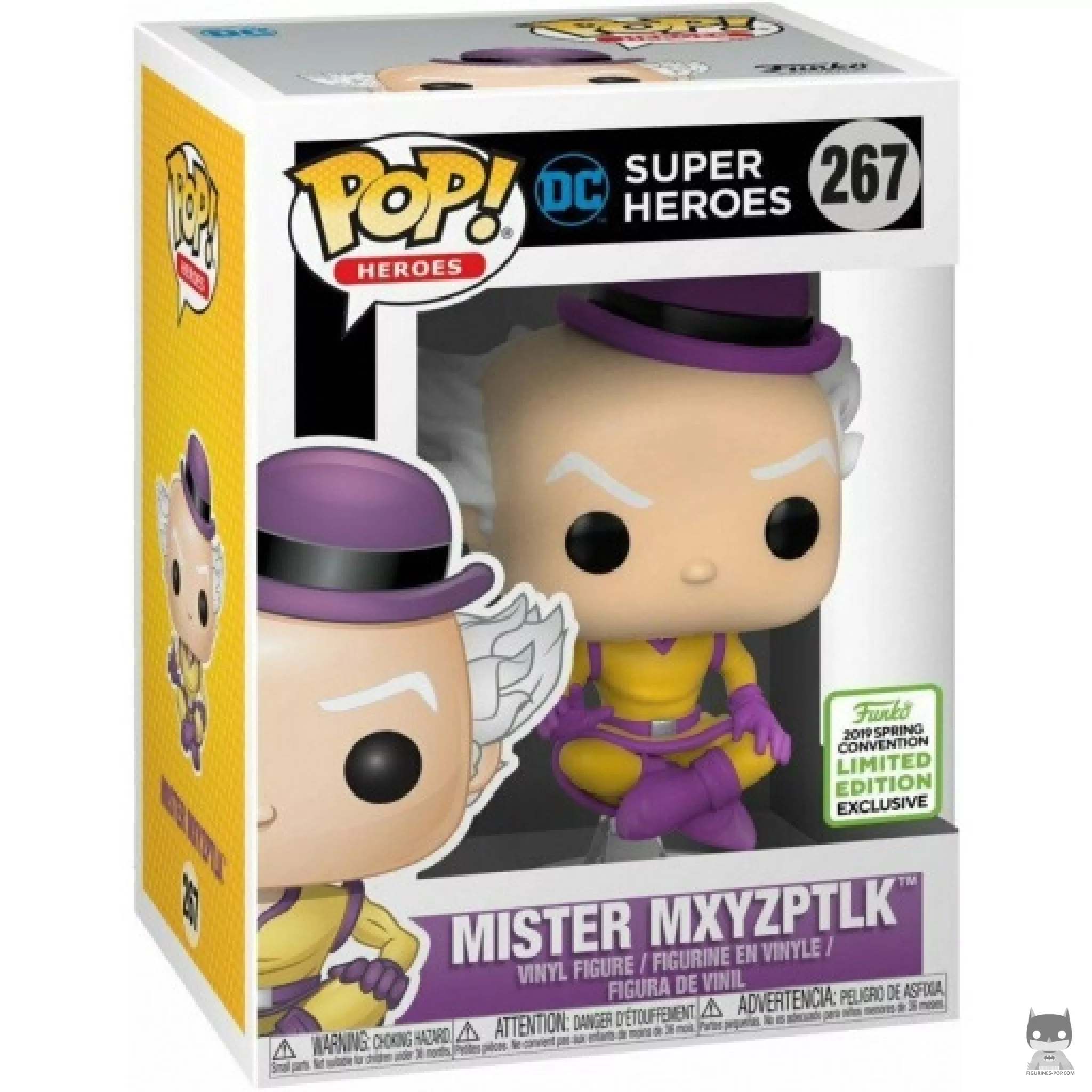 Figura Funko Pop! Mr. Mxyzptlk en su caja