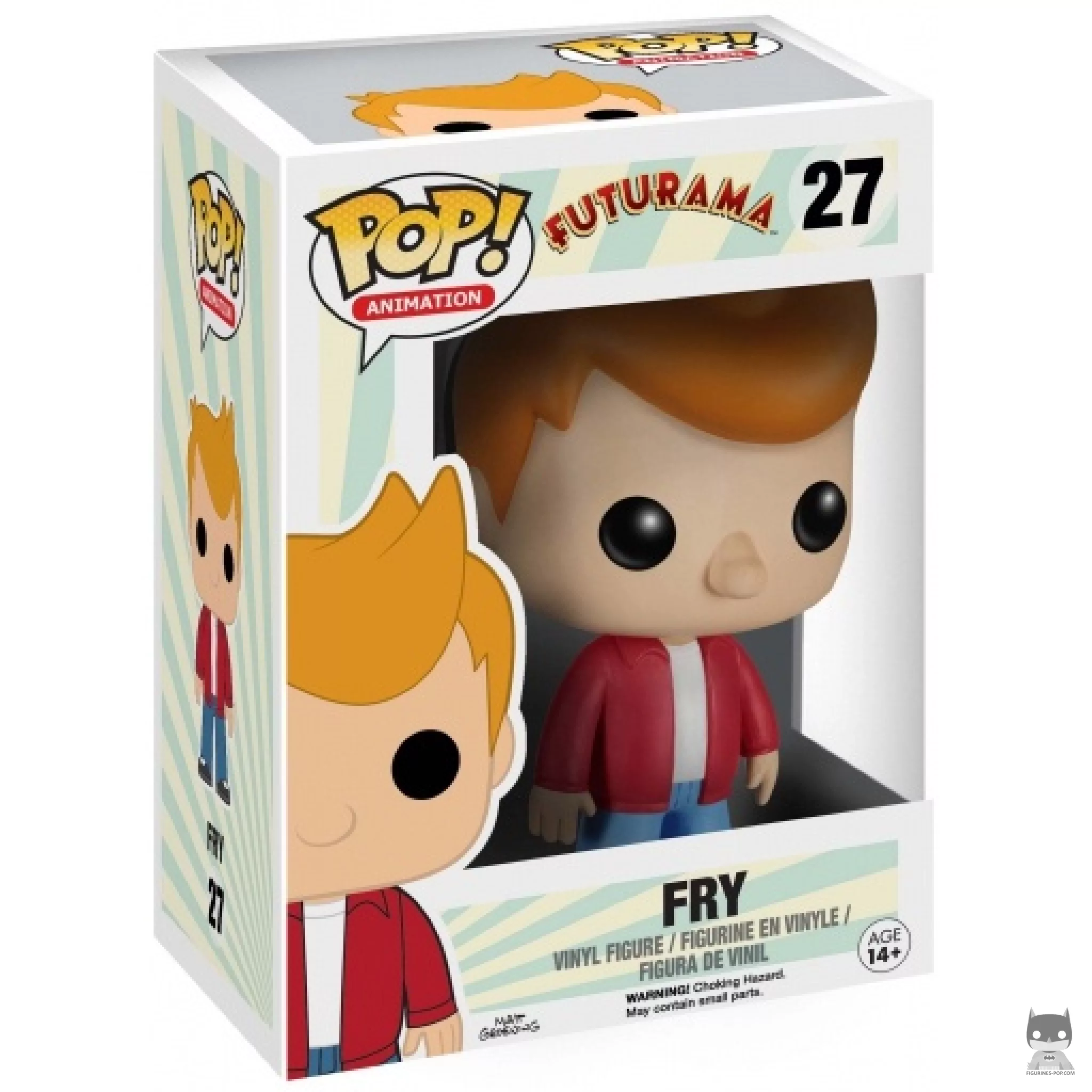Figura Funko Pop! Philip J. Fry en su caja