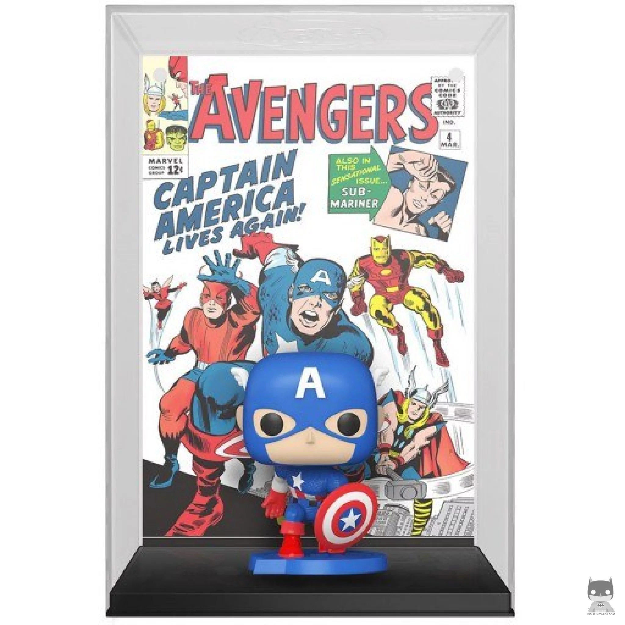 Figura Funko Pop! Capitán América (Marvel Comics)