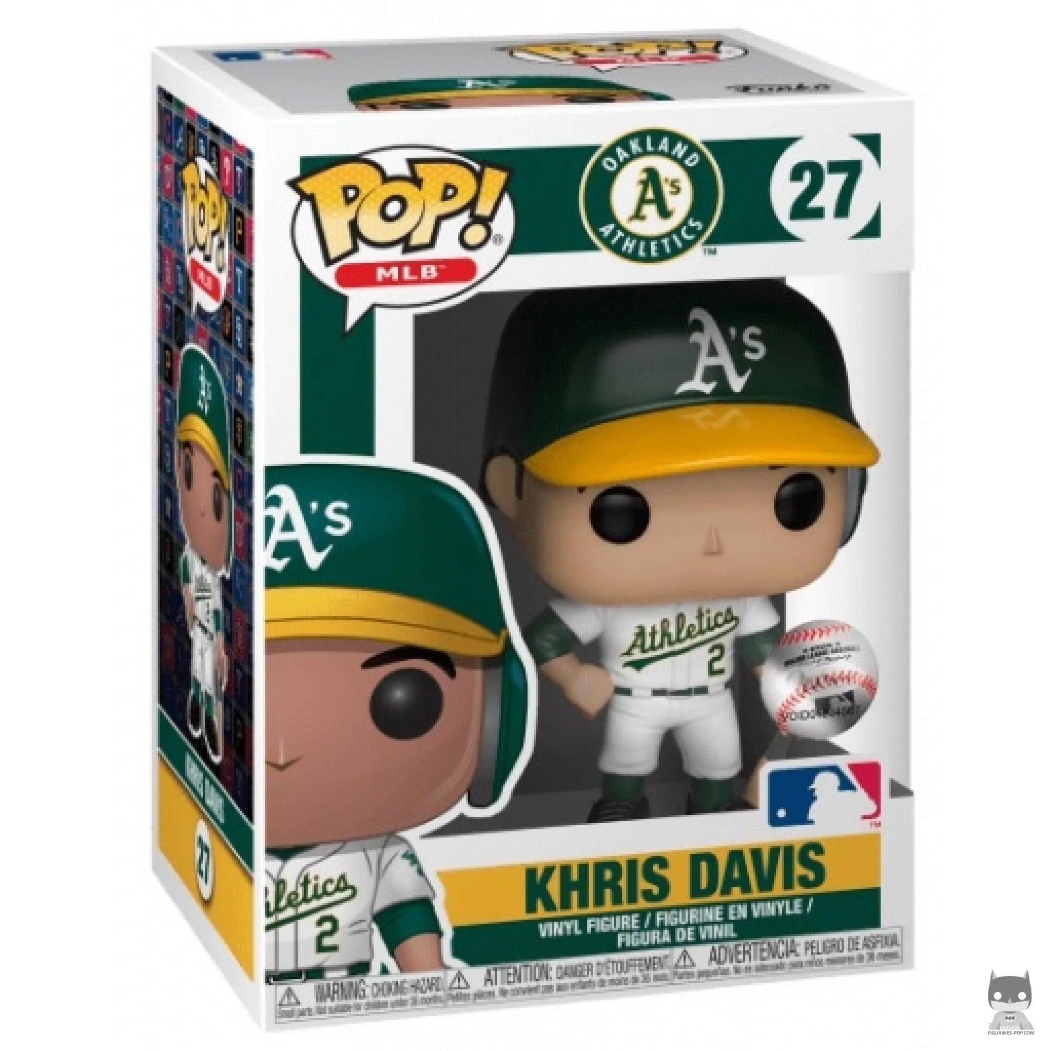 Figura Funko Pop! Khris Davis en su caja