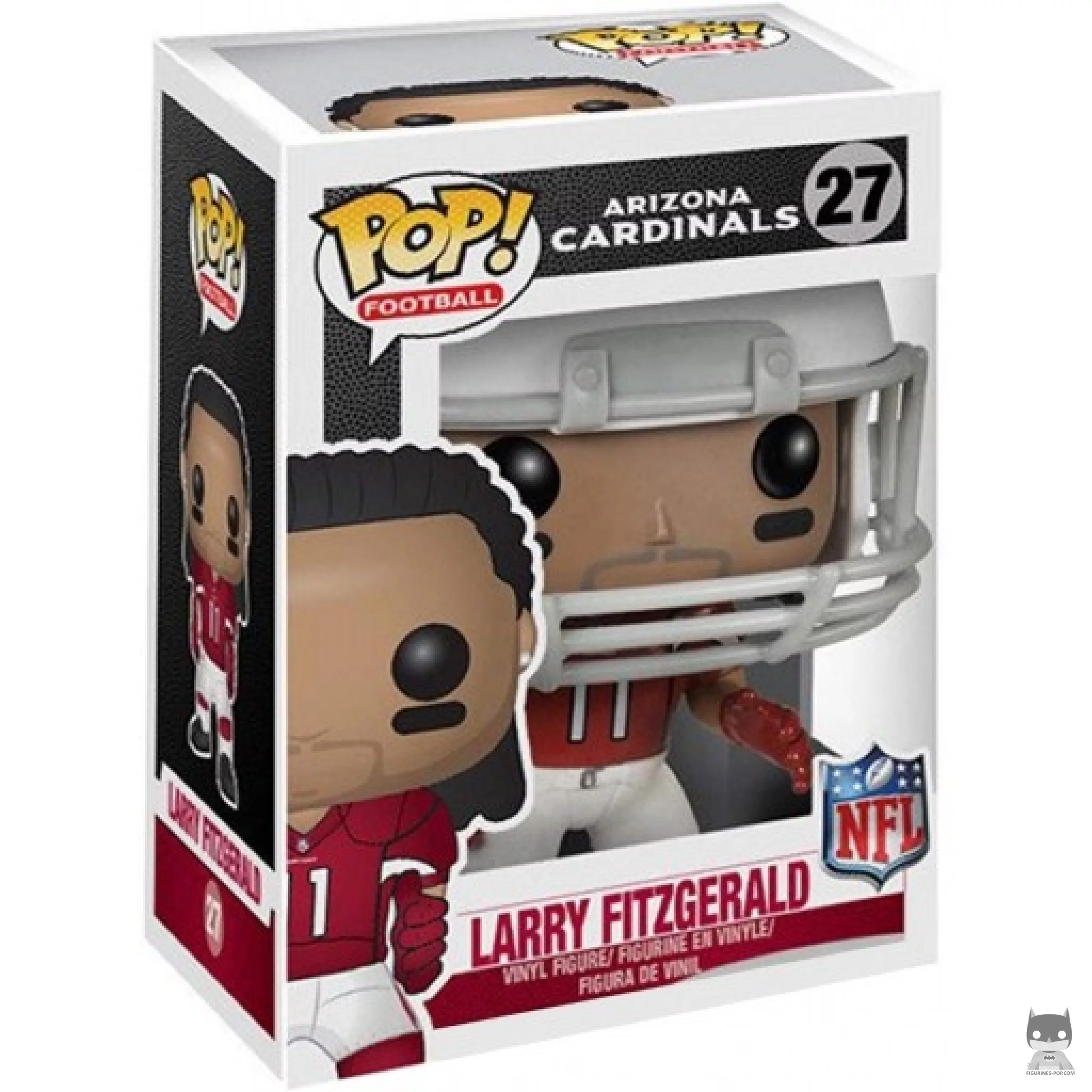 Figura Funko Pop! Larry Fitzgerald en su caja