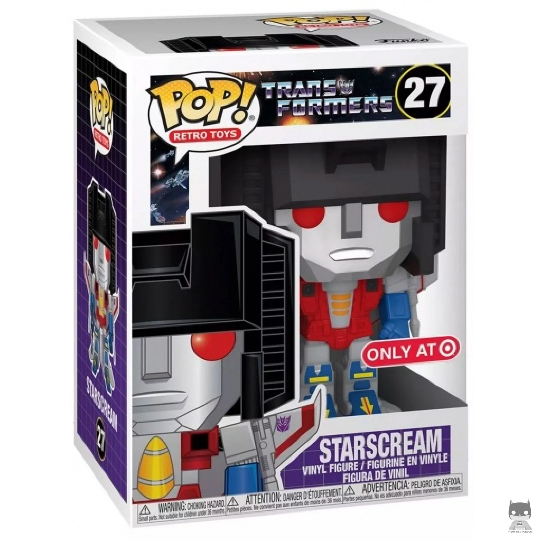 Figura Funko Pop! Starscream en su caja
