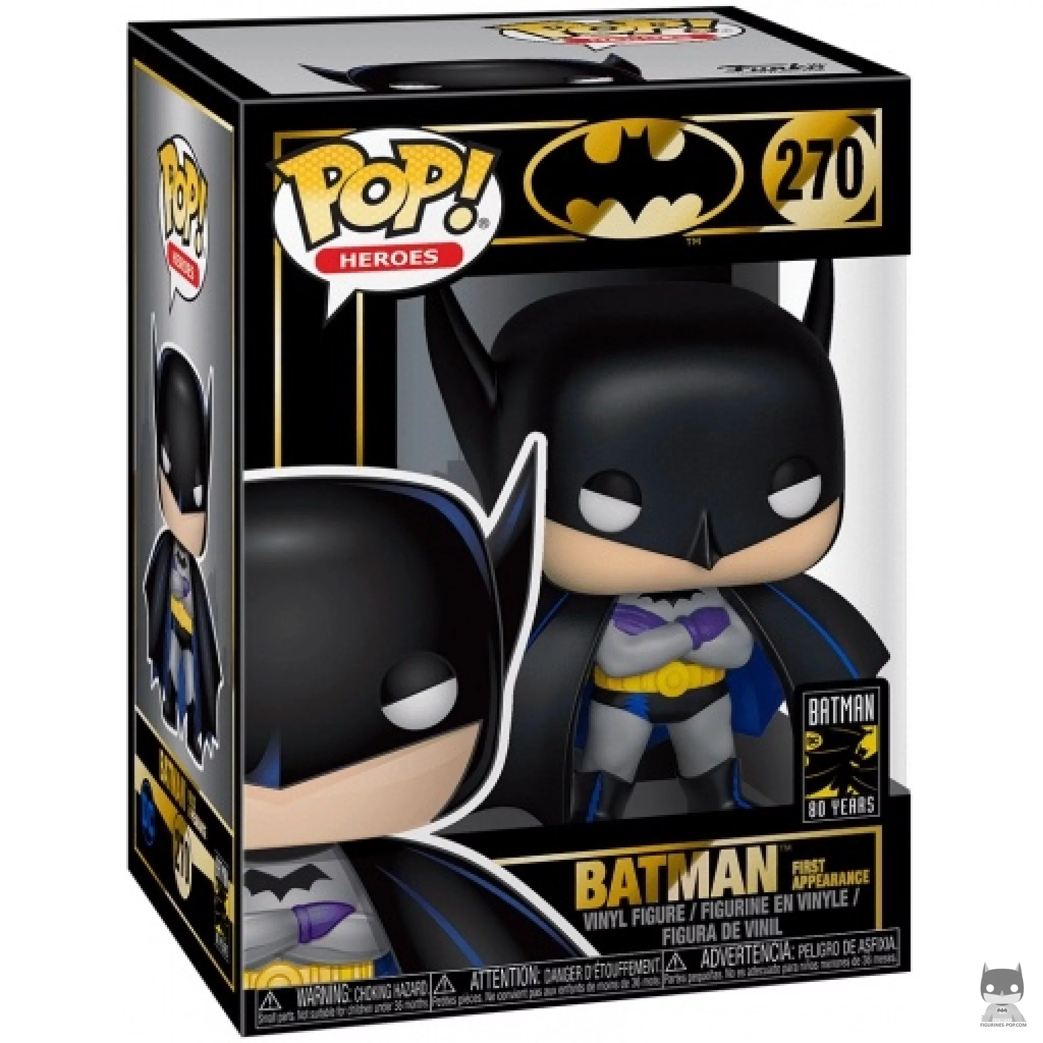 Figura Funko Pop! Batman primera aparición en su caja