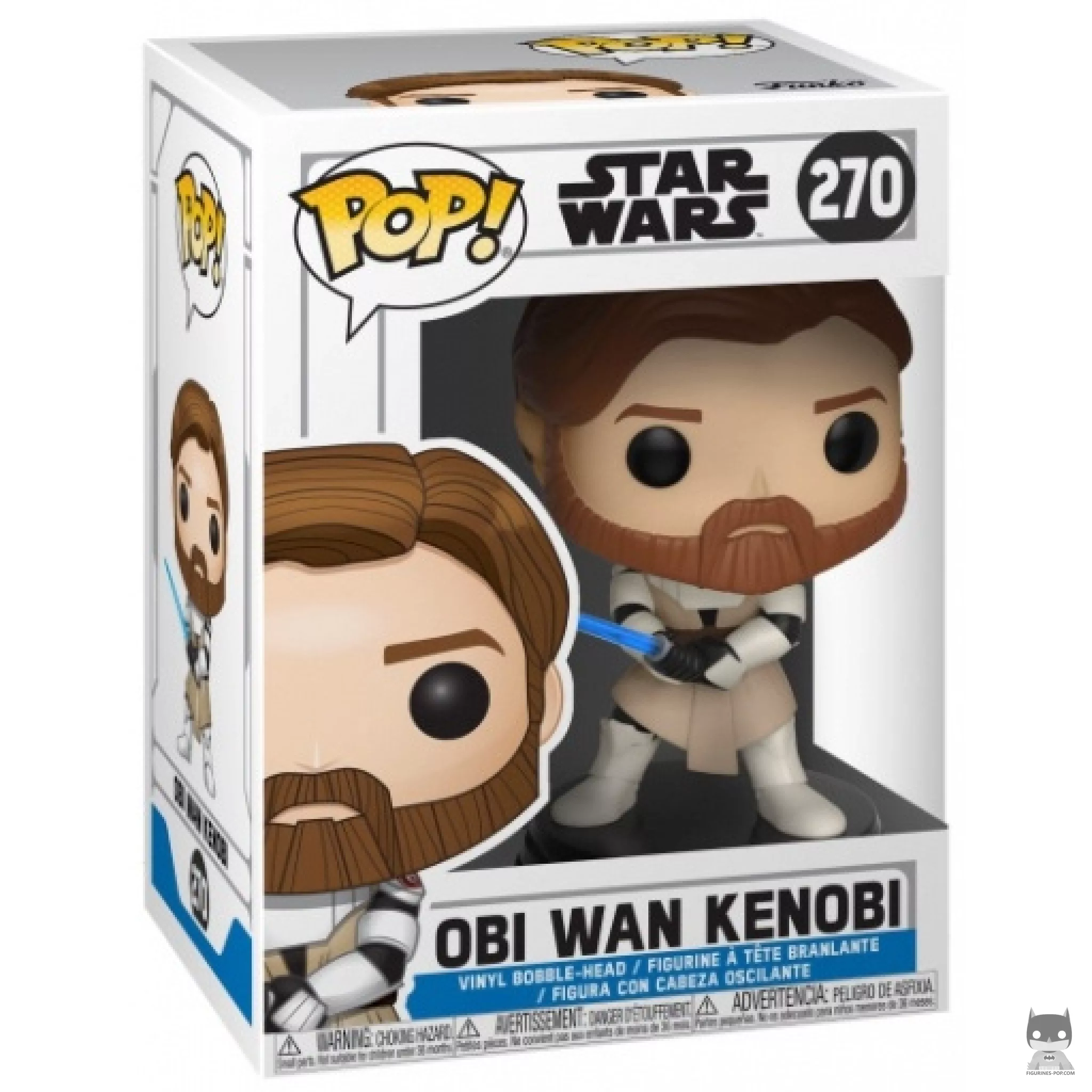 Figura Funko Pop! Obi-Wan Kenobi en su caja