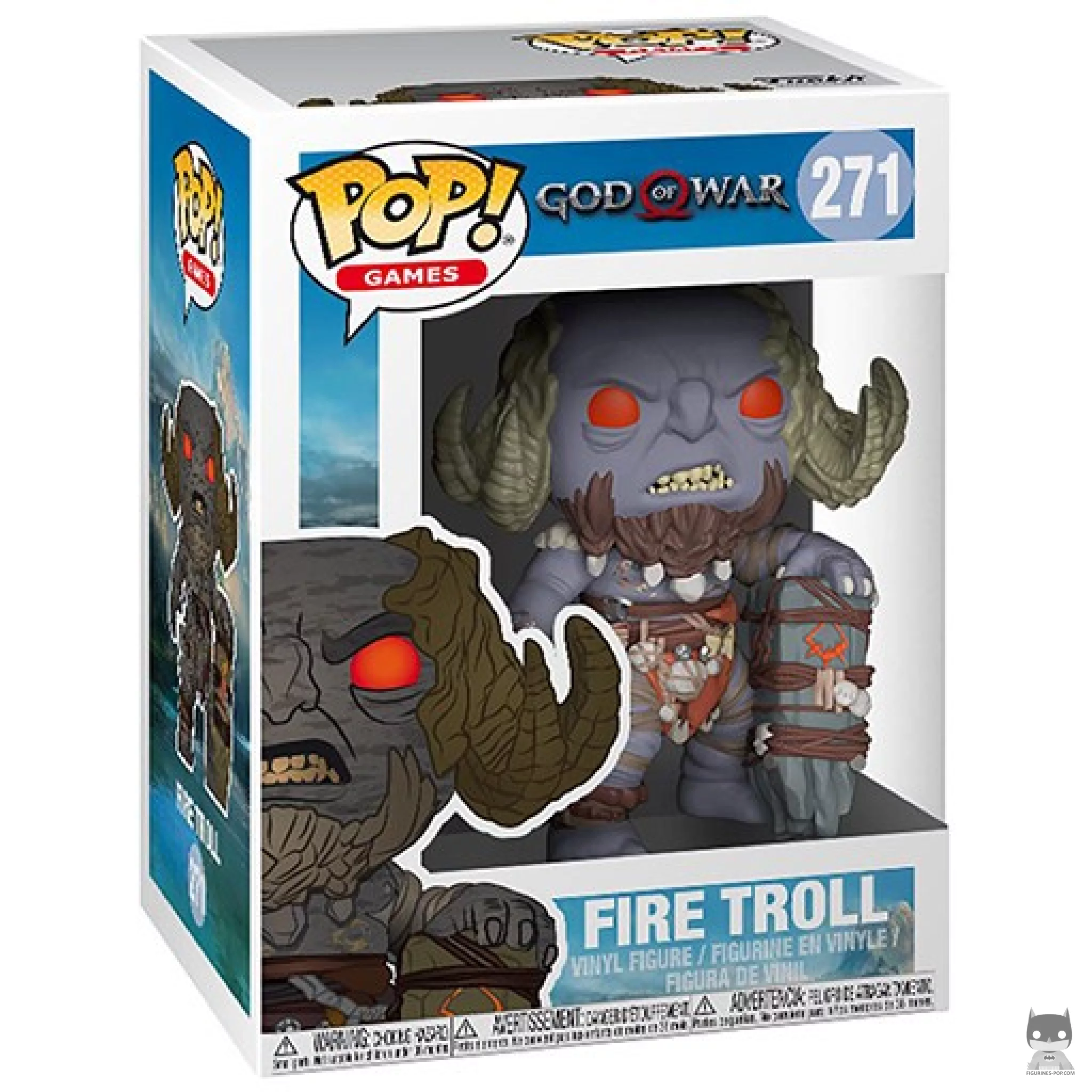 Figura Funko Pop! Trol de fuego en su caja