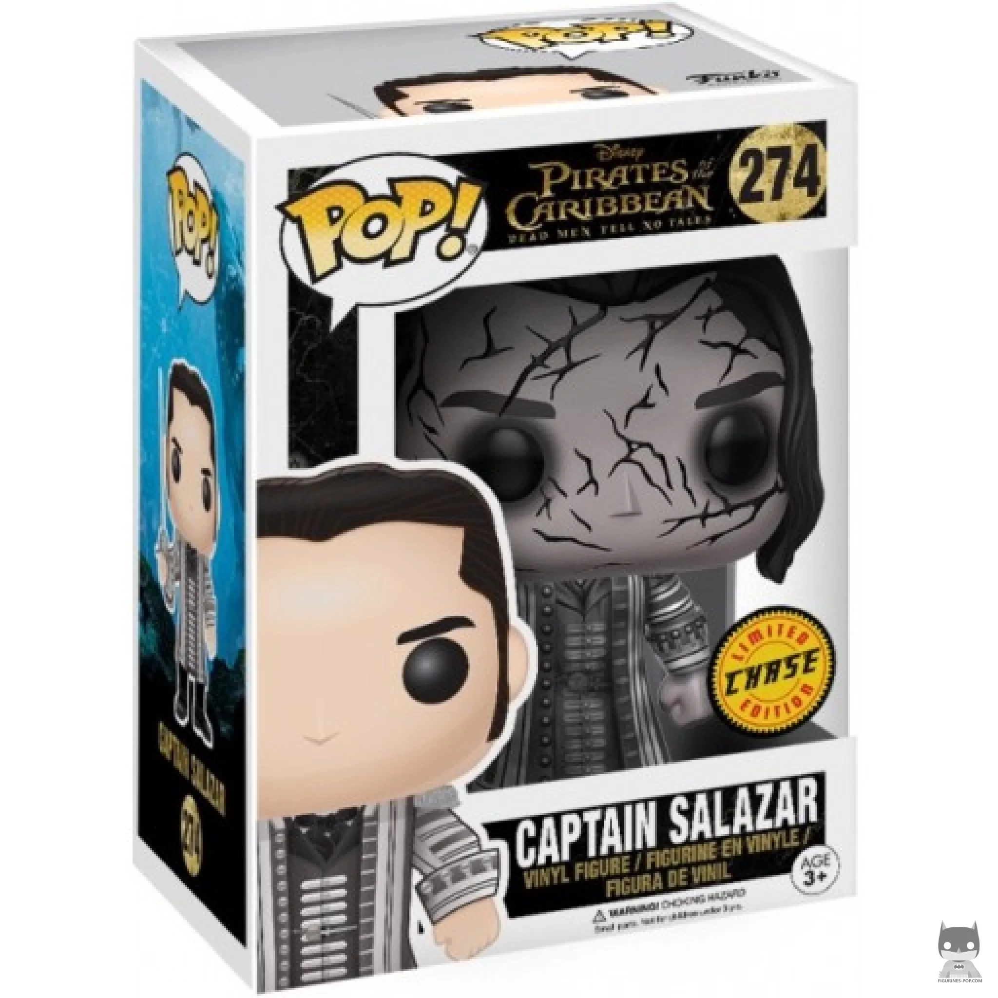 Figura Funko Pop! Capitán Salazar (Chase) en su caja