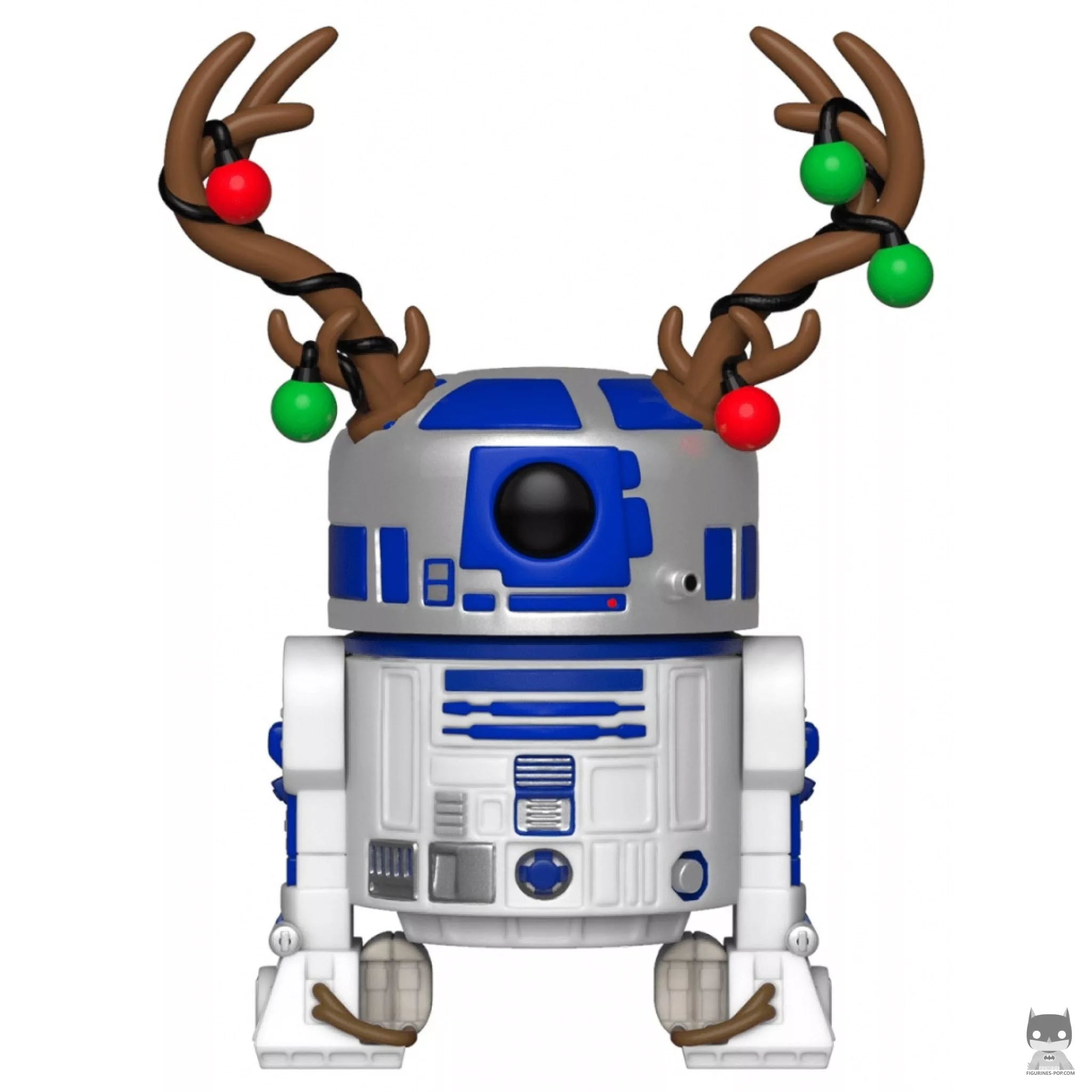 Figura Funko Pop! R2-D2 con cuernos de reno (Star Wars (Navidad))