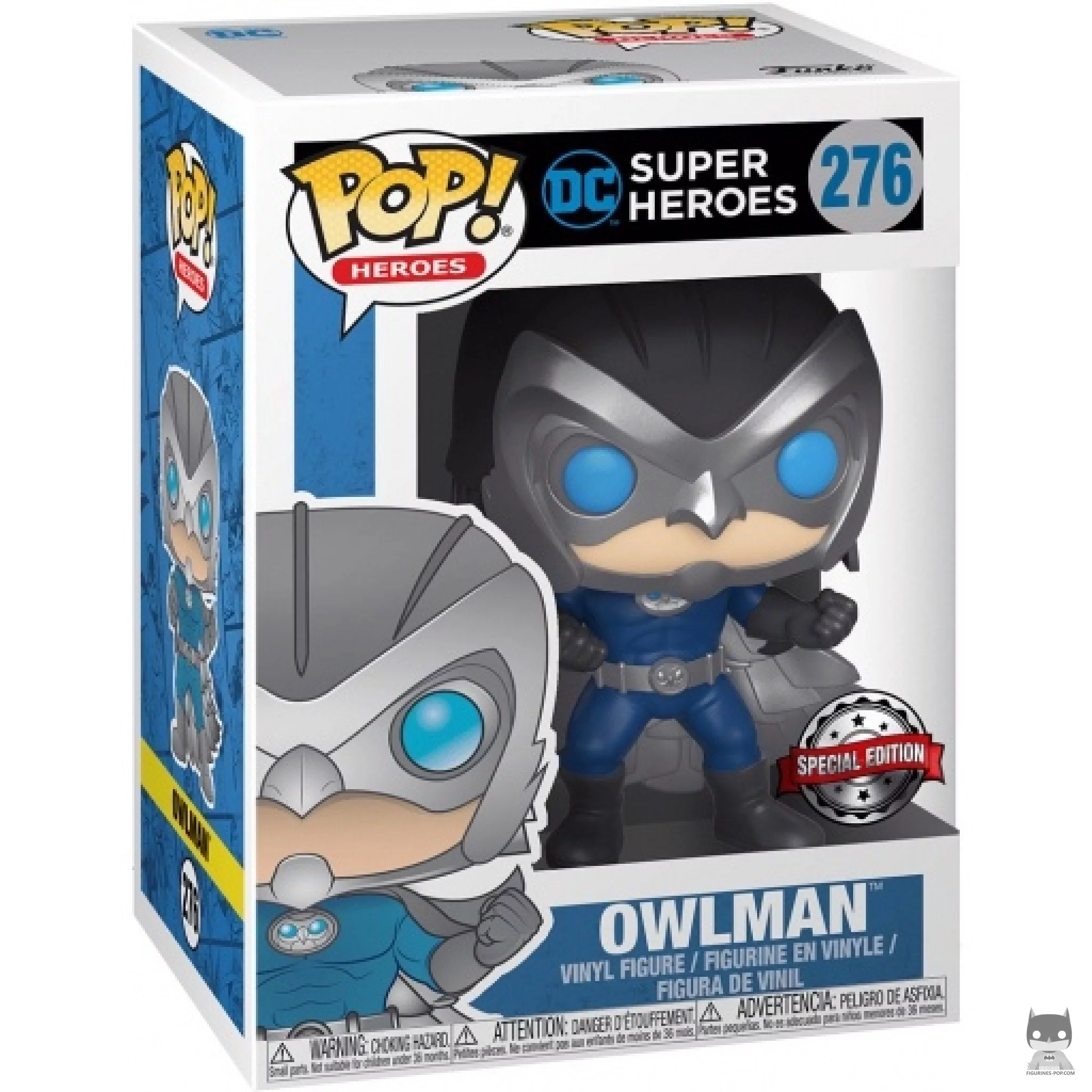 Figura Funko Pop! Owlman en su caja