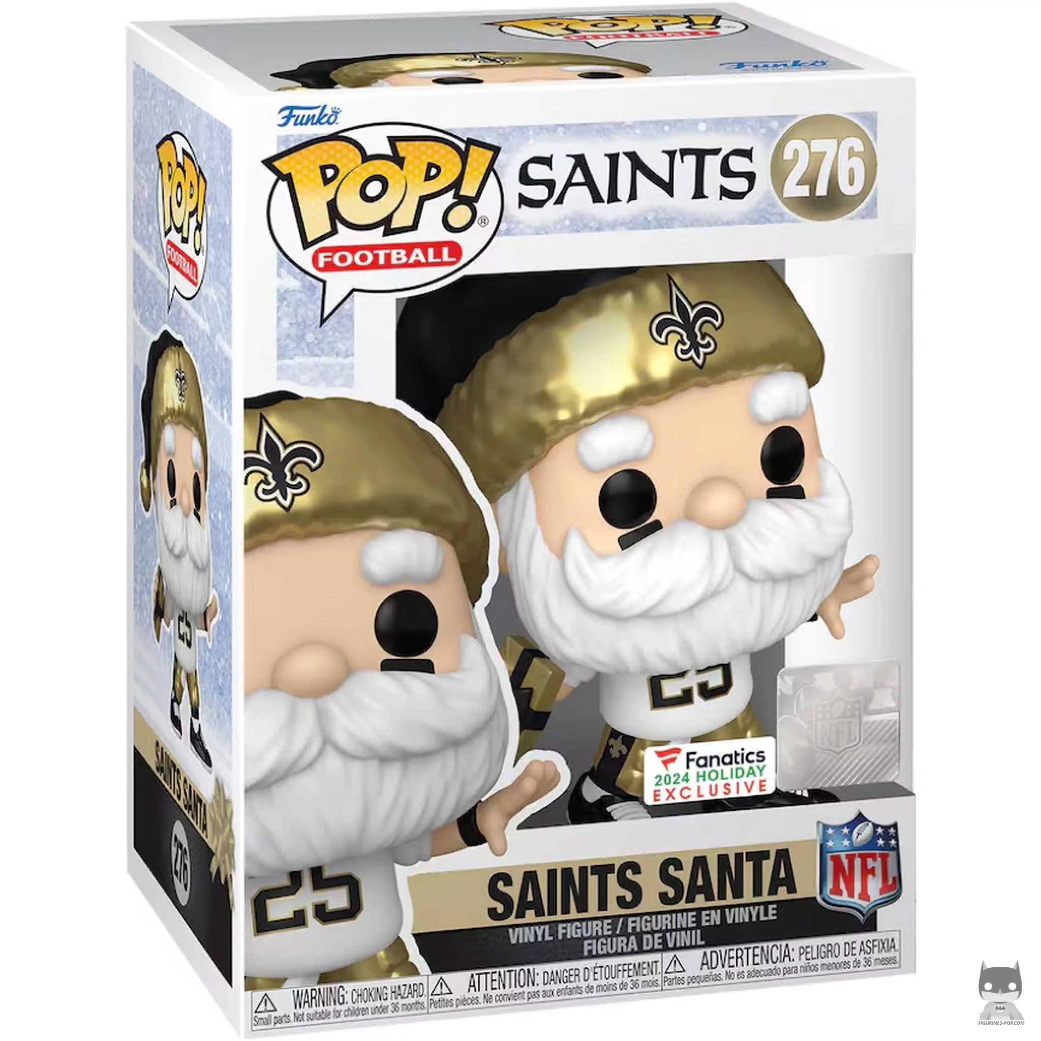 Figura Funko Pop! Papá Noel de los Saints en su caja
