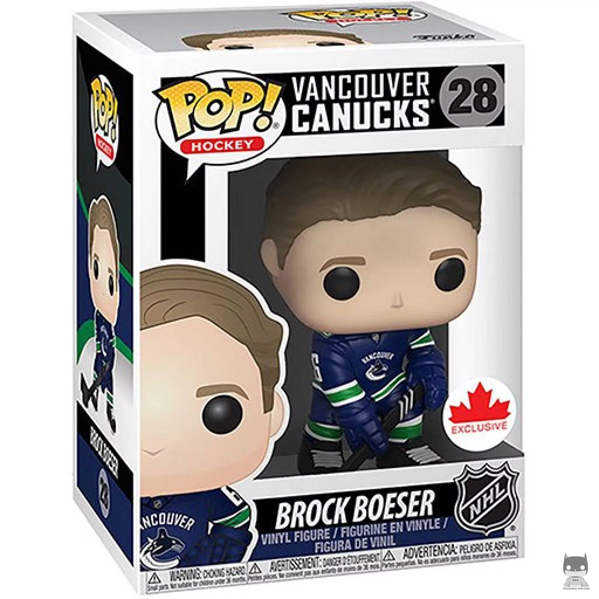 Figura Funko Pop! Brock Boeser en su caja