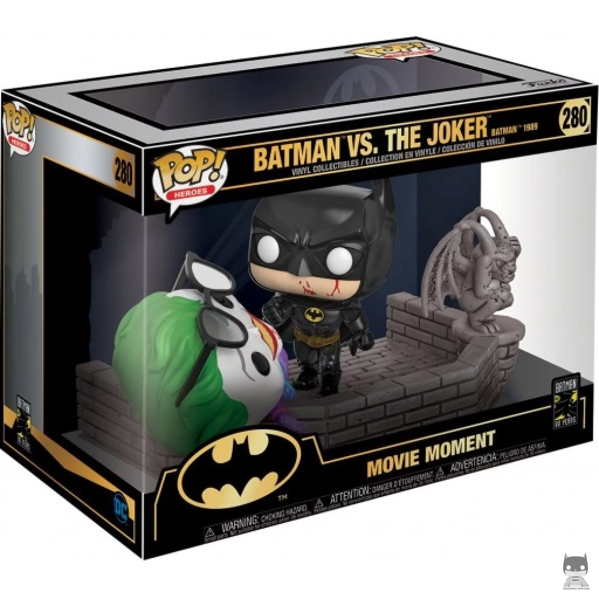 Figura Funko Pop! Batman vs Joker (1989) en su caja