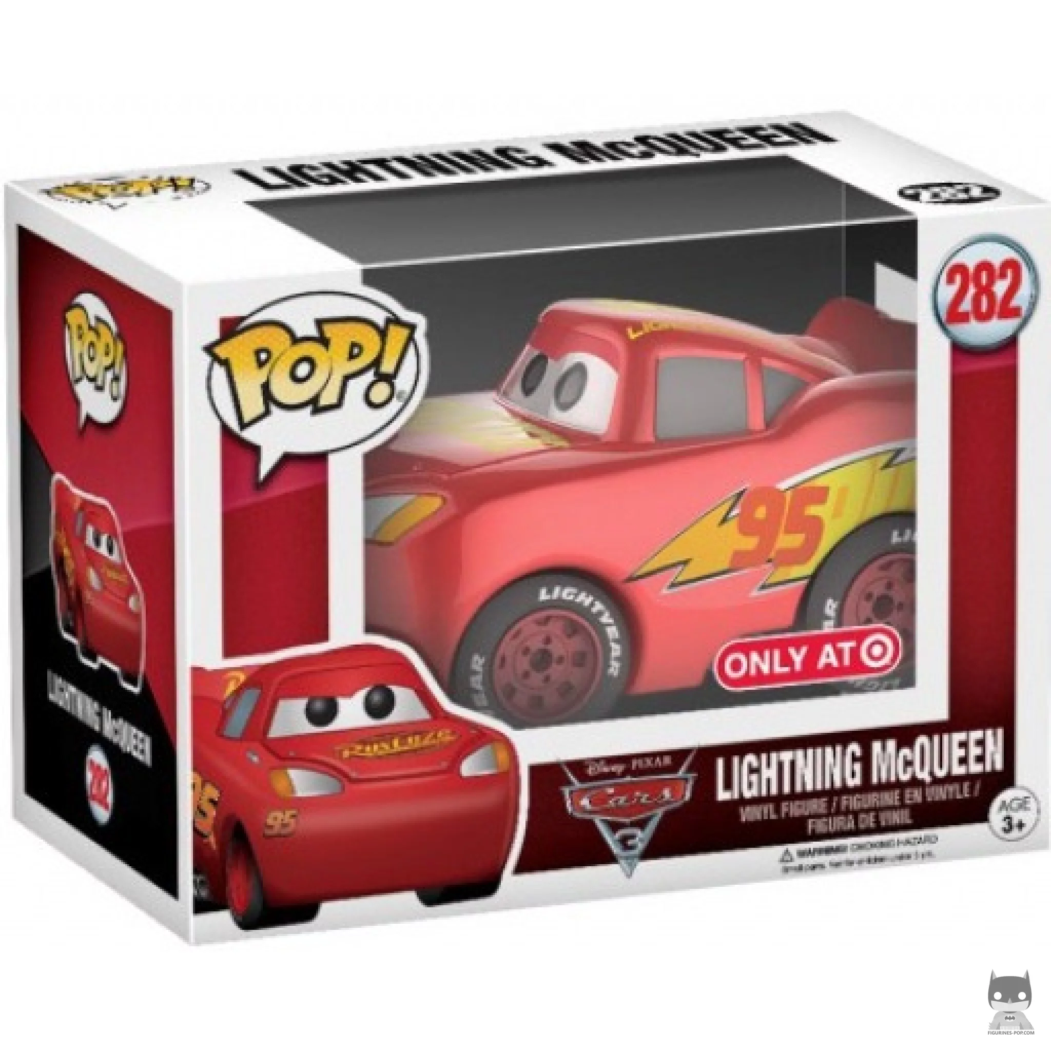 Figura Funko Pop! Rayo McQueen (Cromado) en su caja