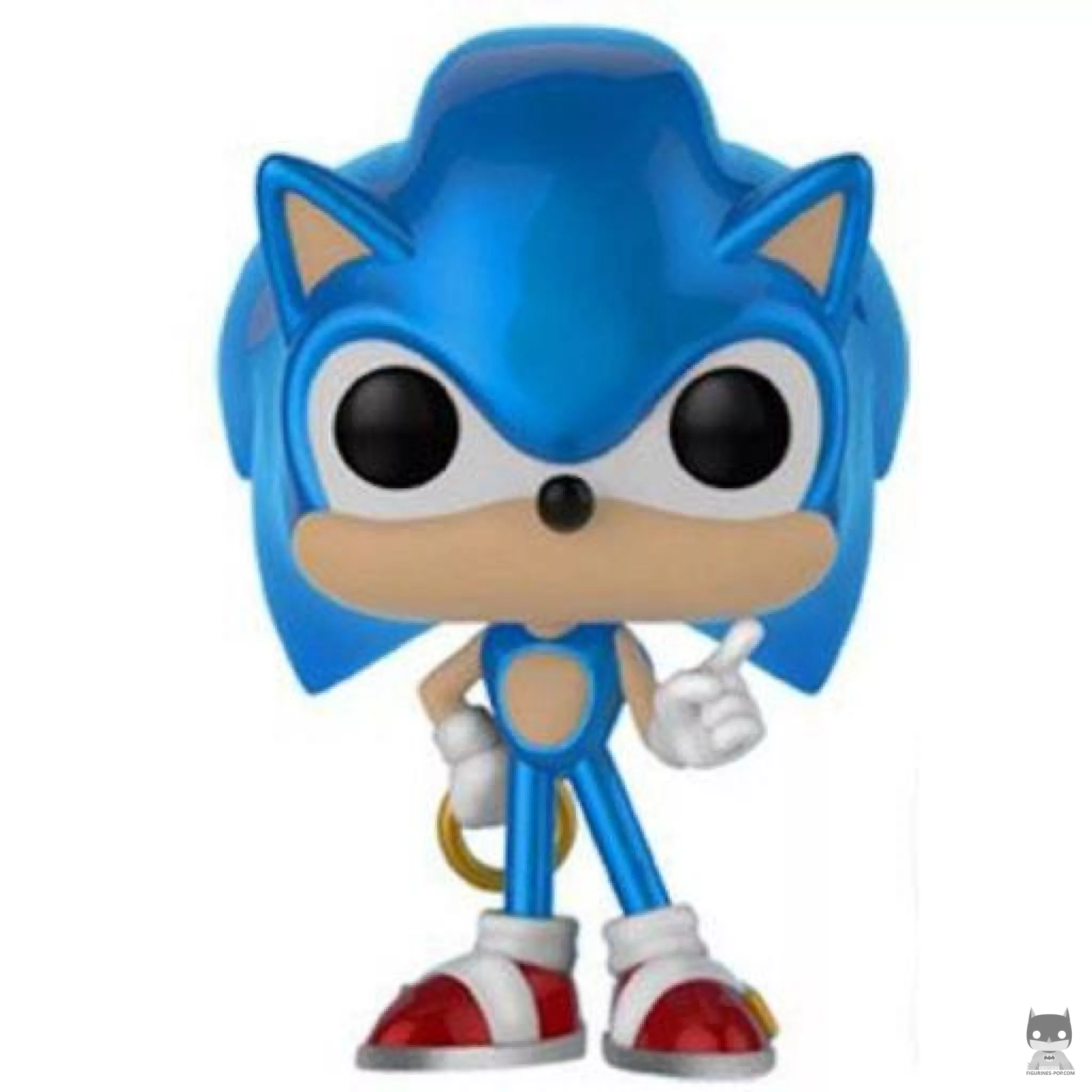 Figura Funko Pop! Sonic con anillo (Metalizado) (Sonic The Hedgehog)