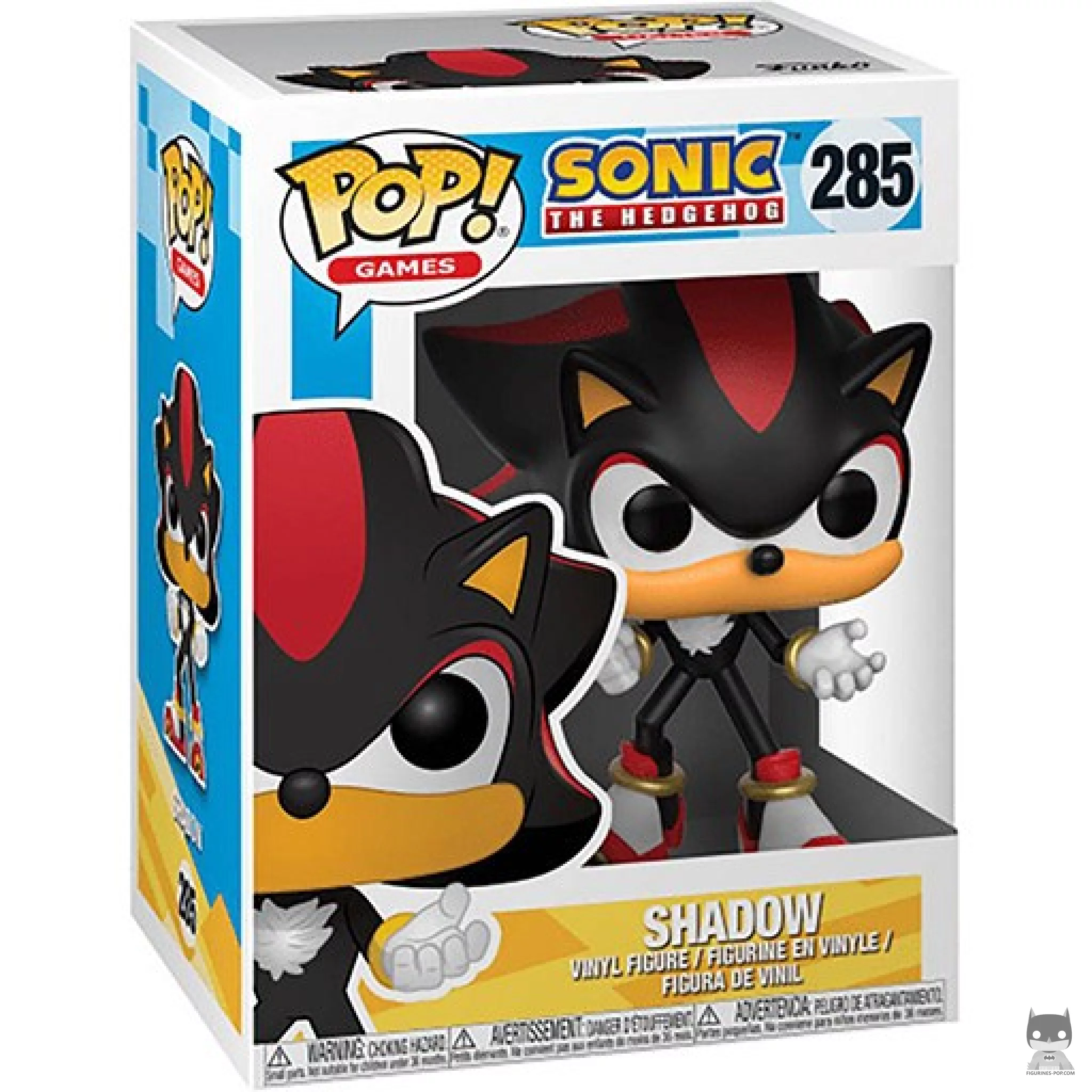 Figura Funko Pop! Shadow the Hedgehog en su caja