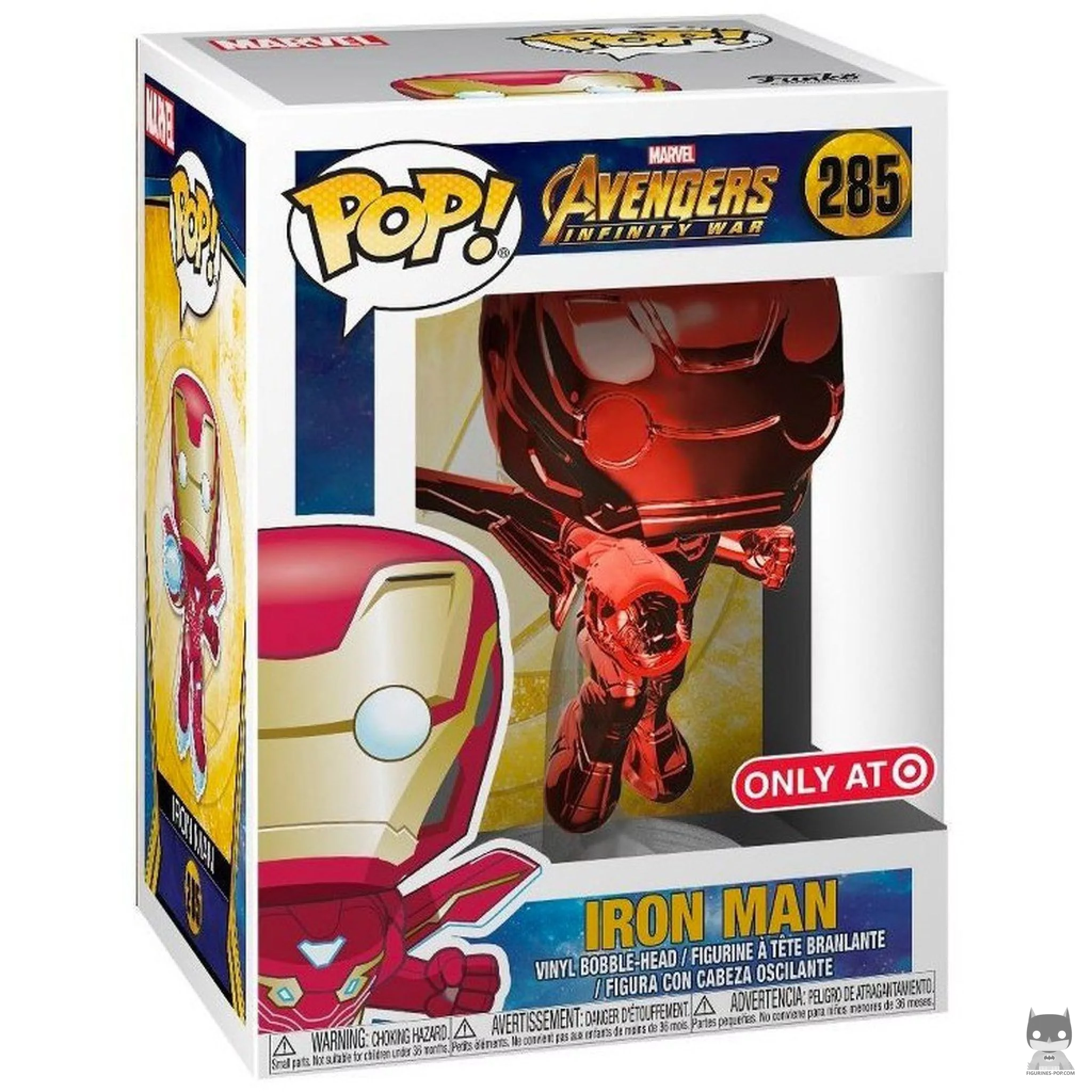 Figura Funko Pop! Iron Man en su caja