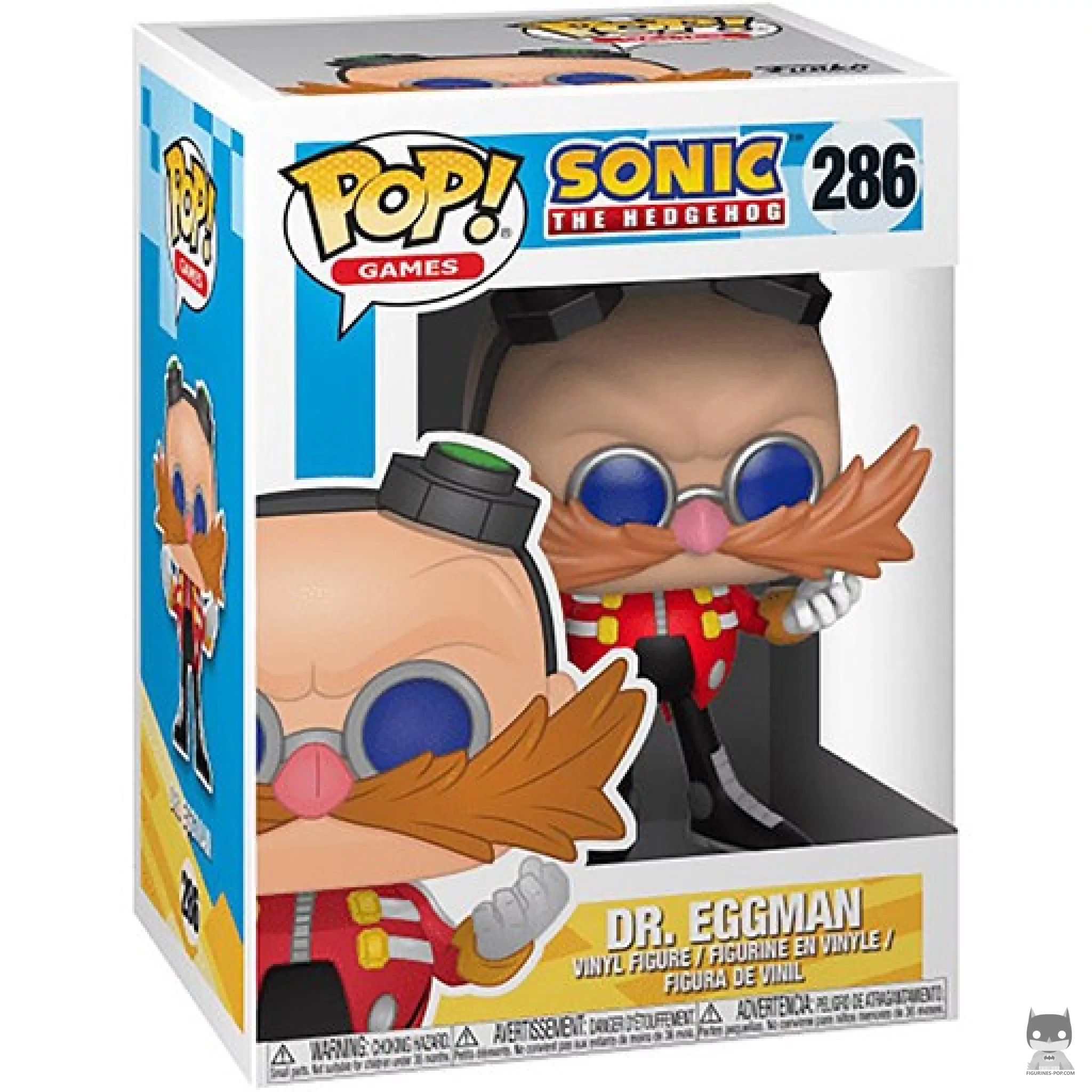 Figura Funko Pop! Dr. Eggman en su caja