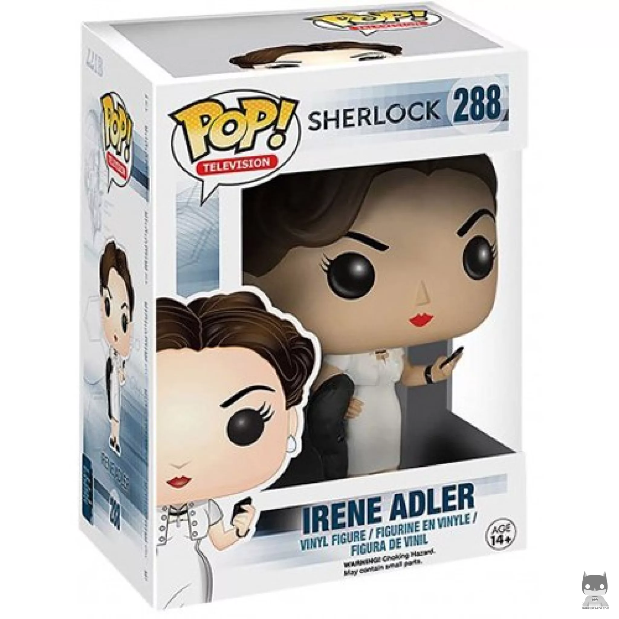 Figura Funko Pop! Irene Adler en su caja