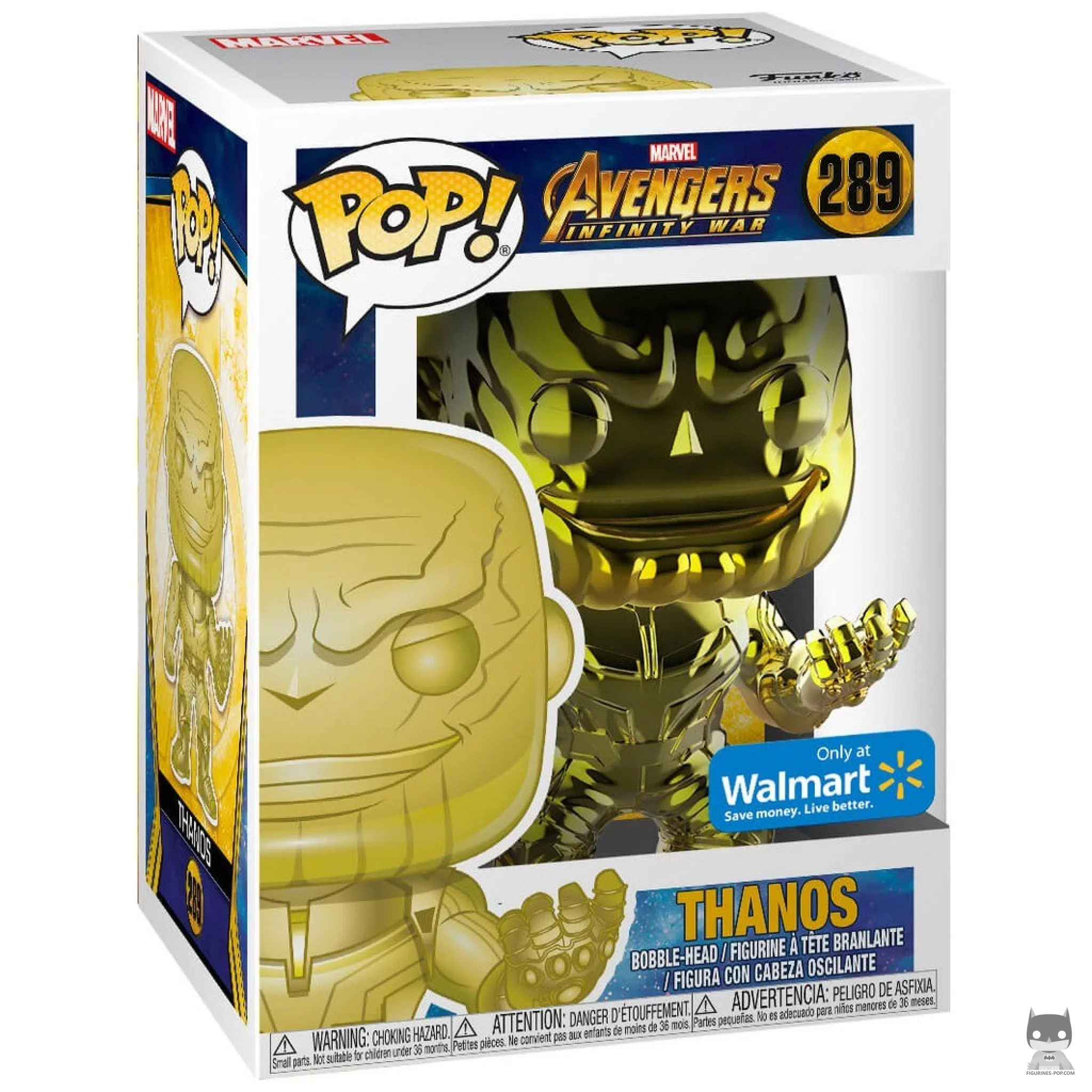 Figura Funko Pop! Thanos en su caja