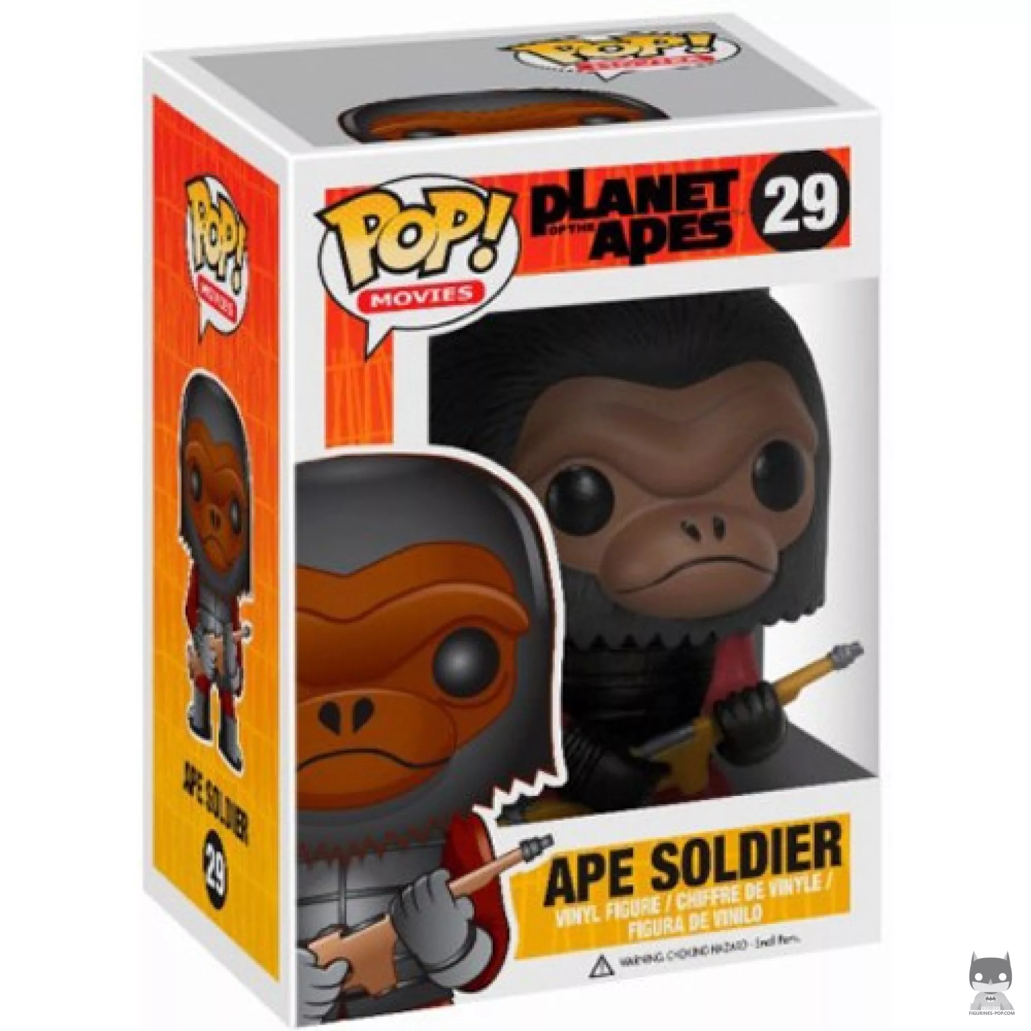 Figura Funko Pop! Soldado simio en su caja