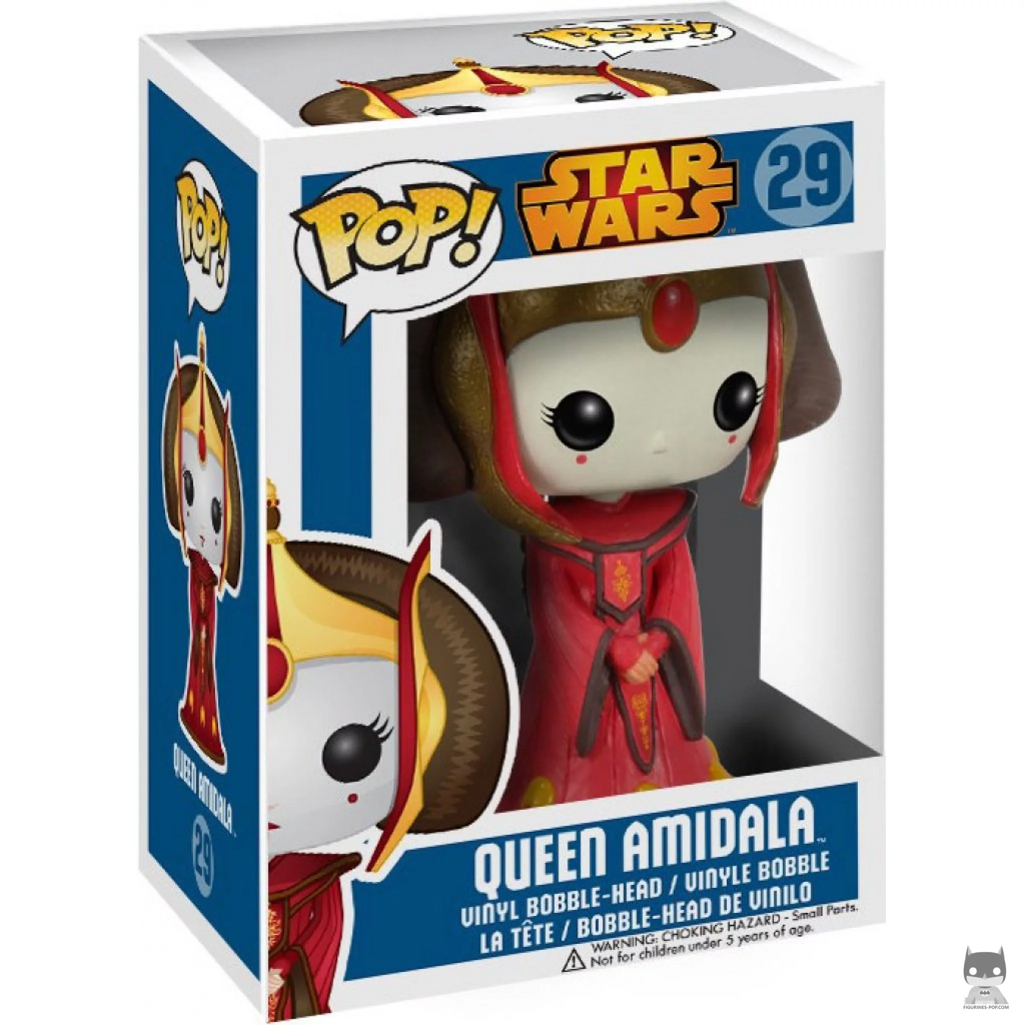 Figura Funko Pop! Reina Amidala en su caja