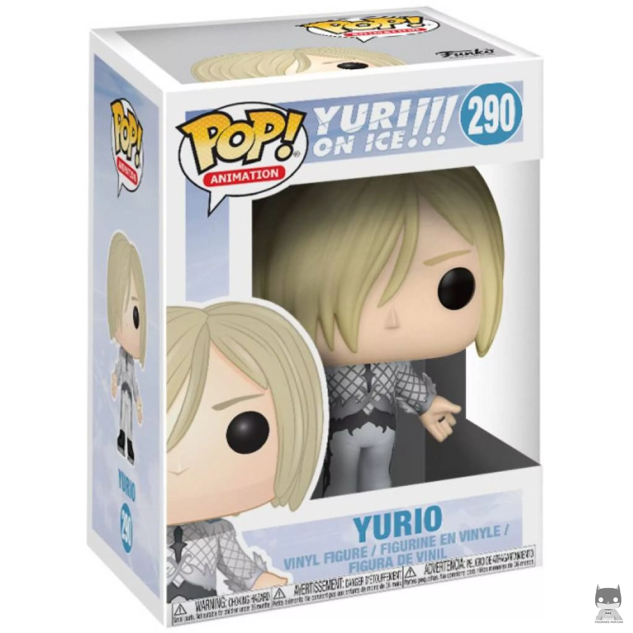 Figura Funko Pop! Yurio Plisetsky con patines en su caja