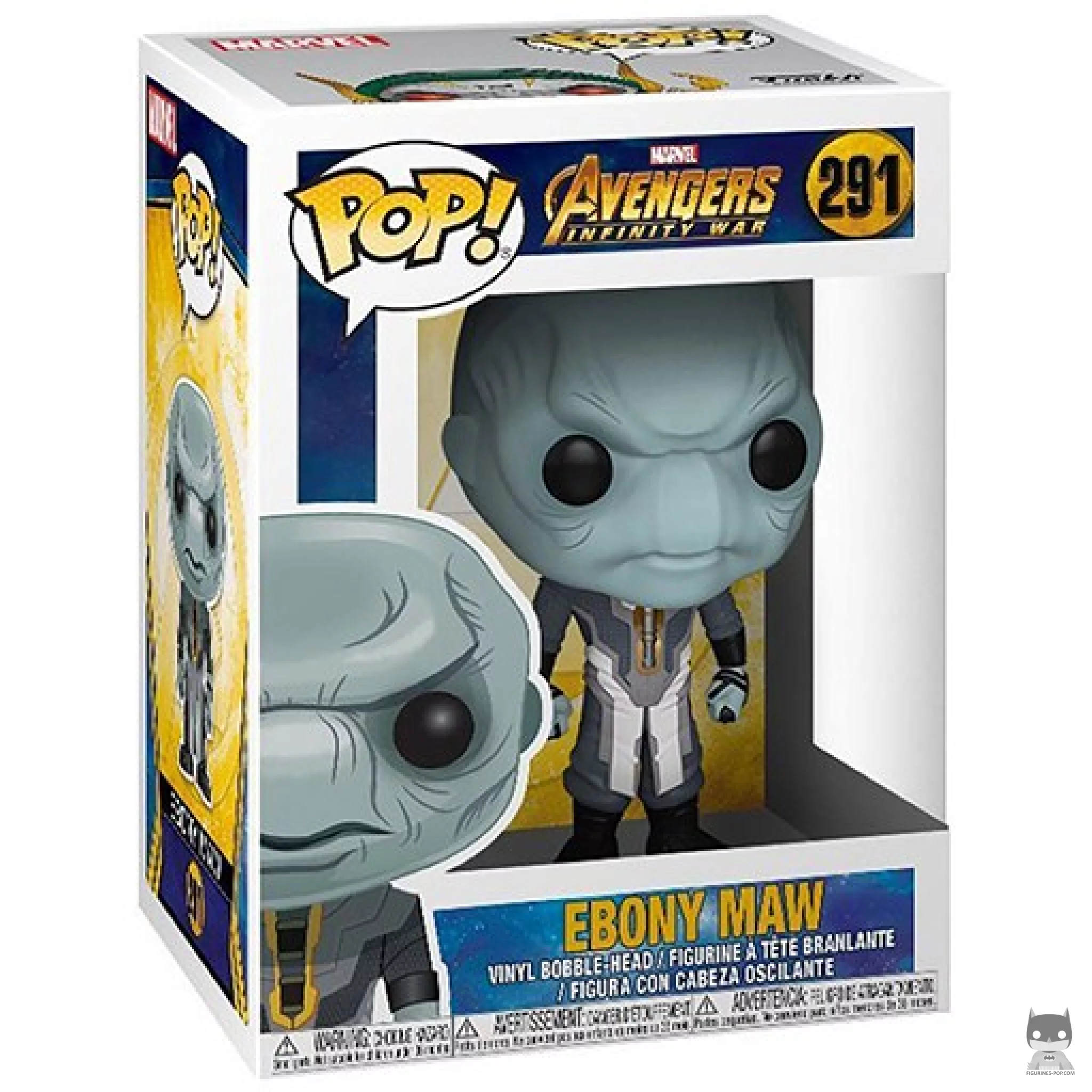 Figura Funko Pop! Ebony Maw en su caja
