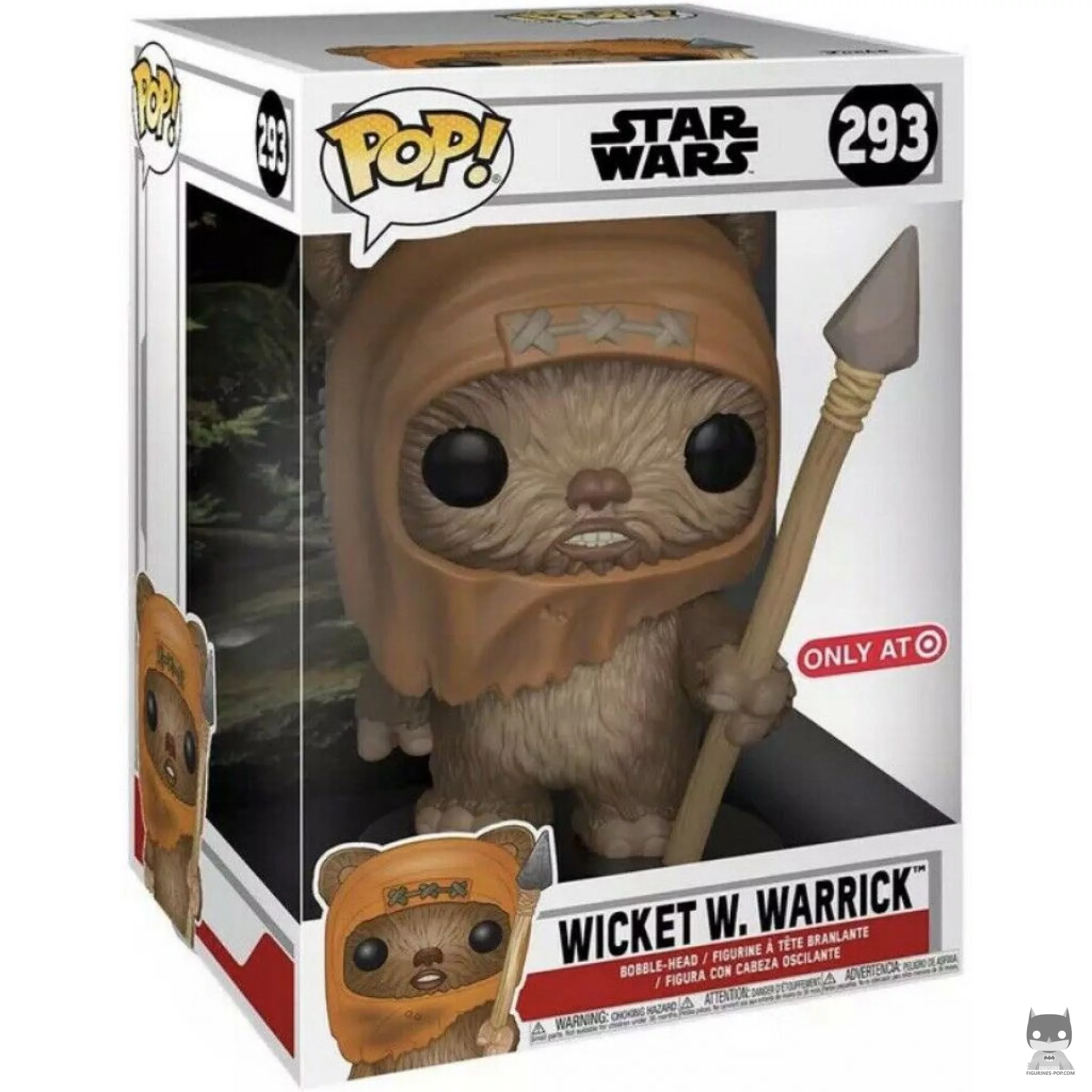 Figura Funko Pop! Wicket W. Warrick (Supersized) en su caja