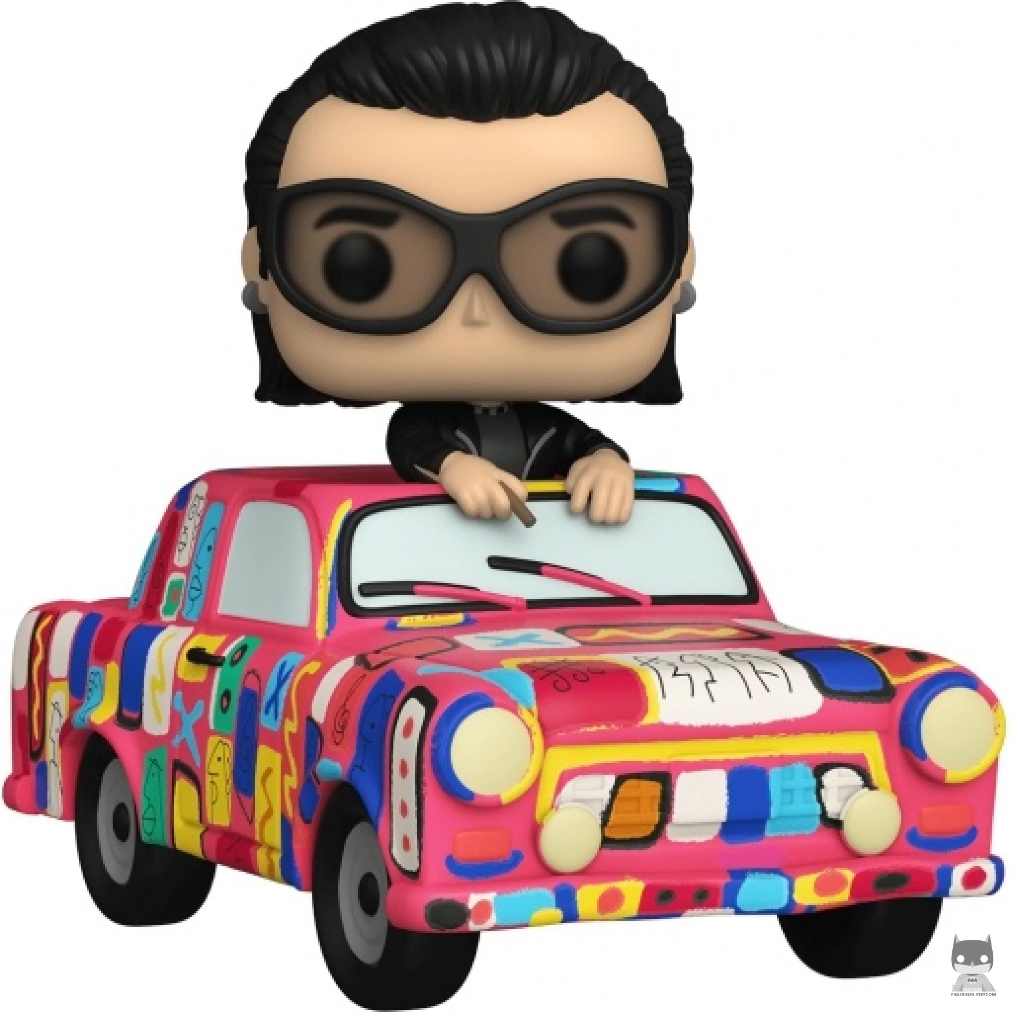 Figura Funko Pop! Bono con el coche de Achtung Baby (U2 ZooTv)