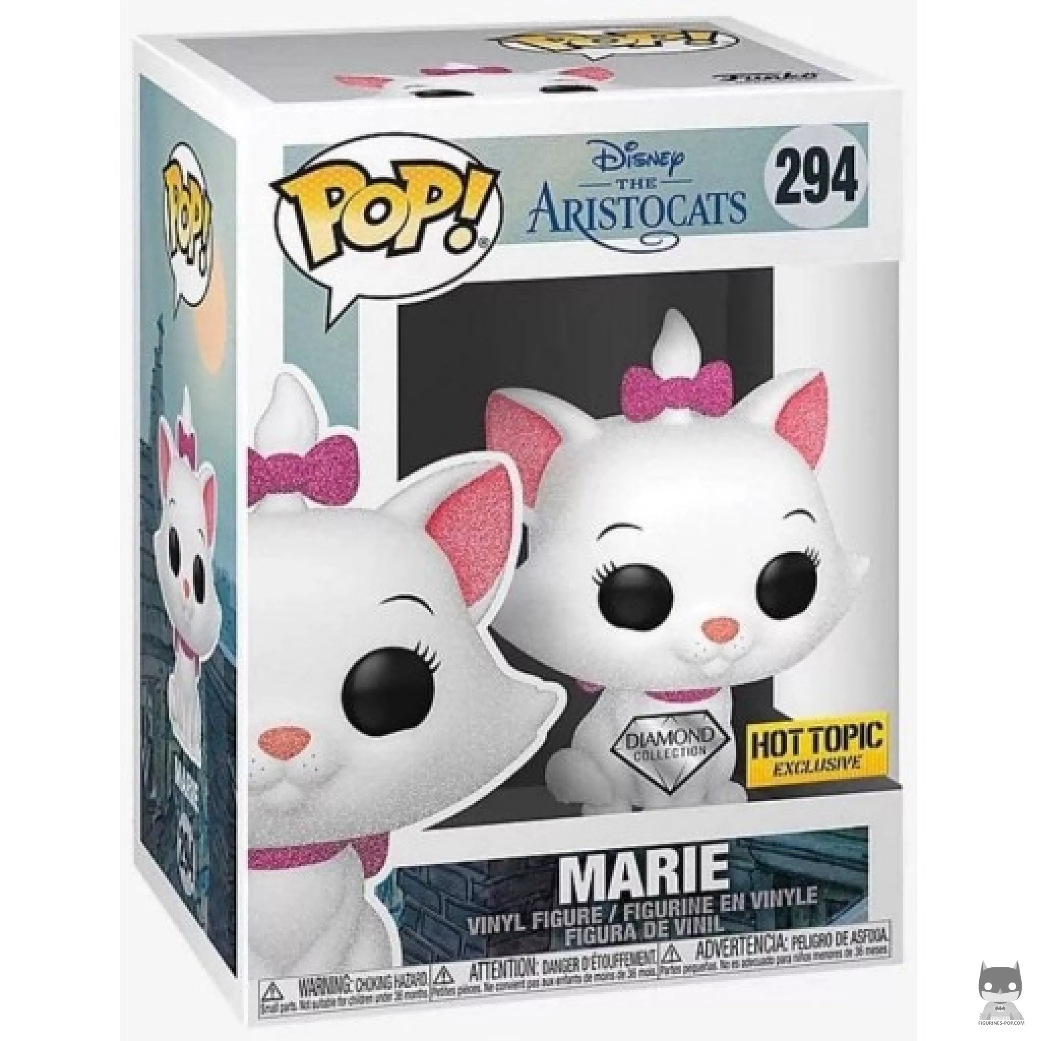 Figura Funko Pop! Marie (Purpurina de diamante) en su caja