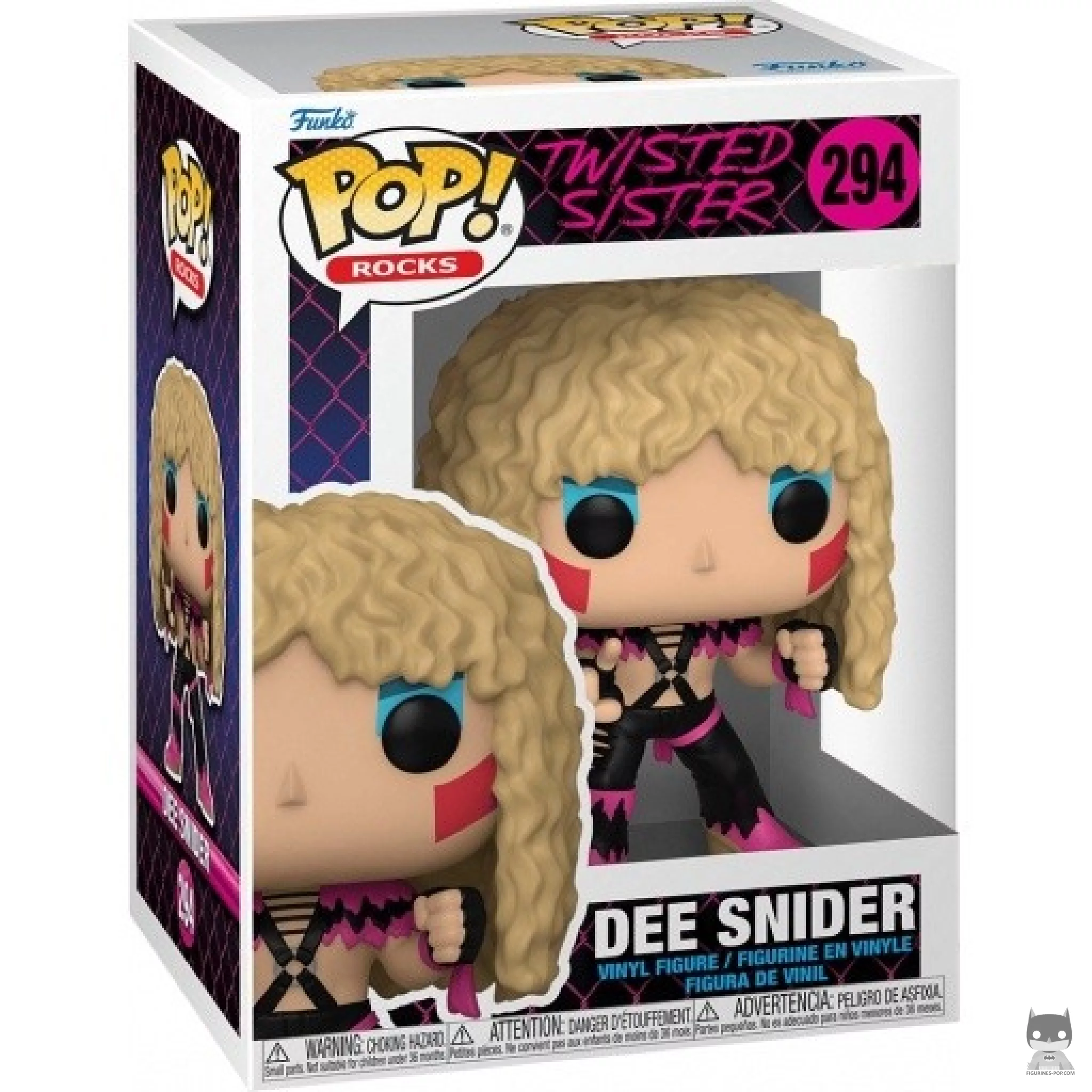 Figura Funko Pop! Dee Snider en su caja