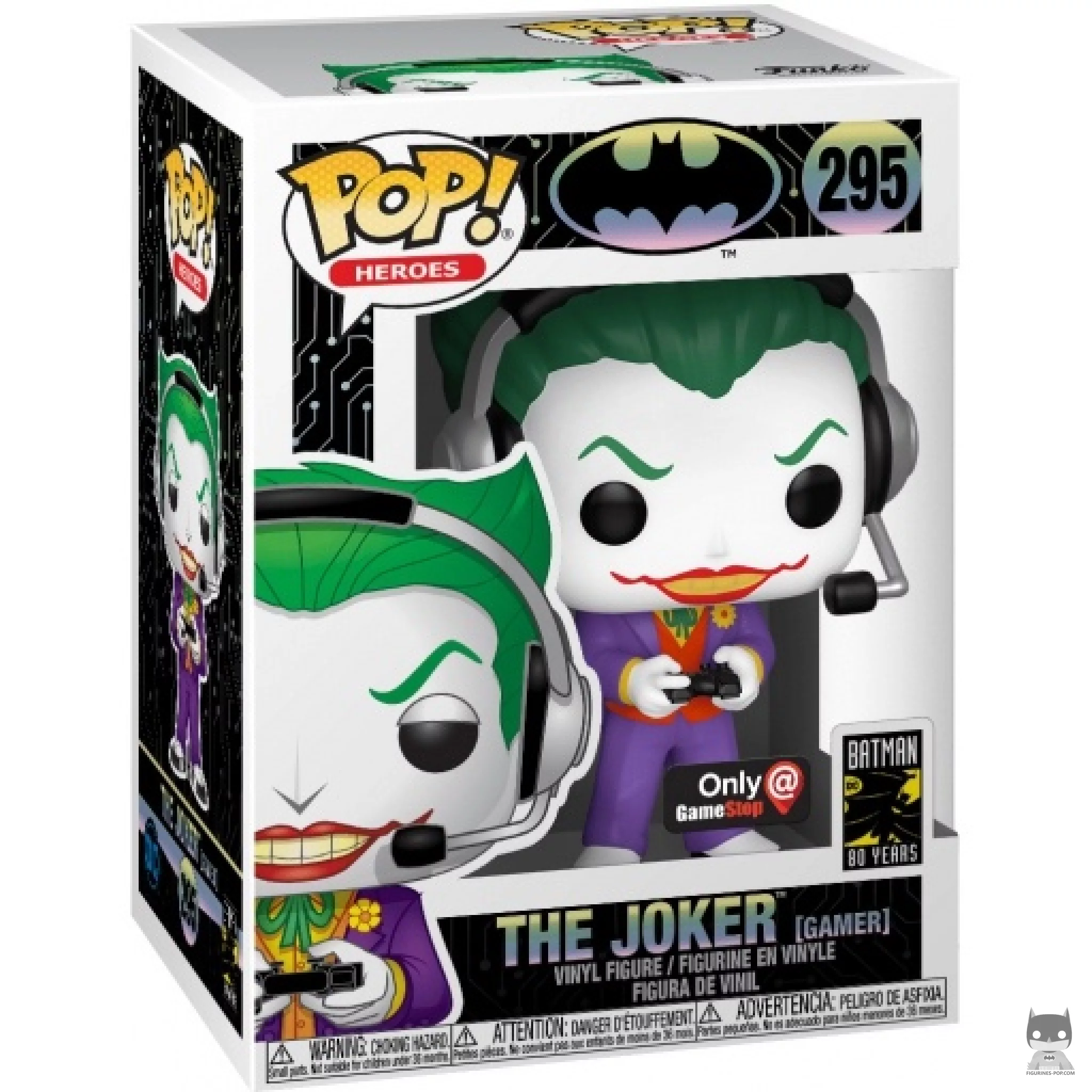 Figura Funko Pop! Joker gamer en su caja