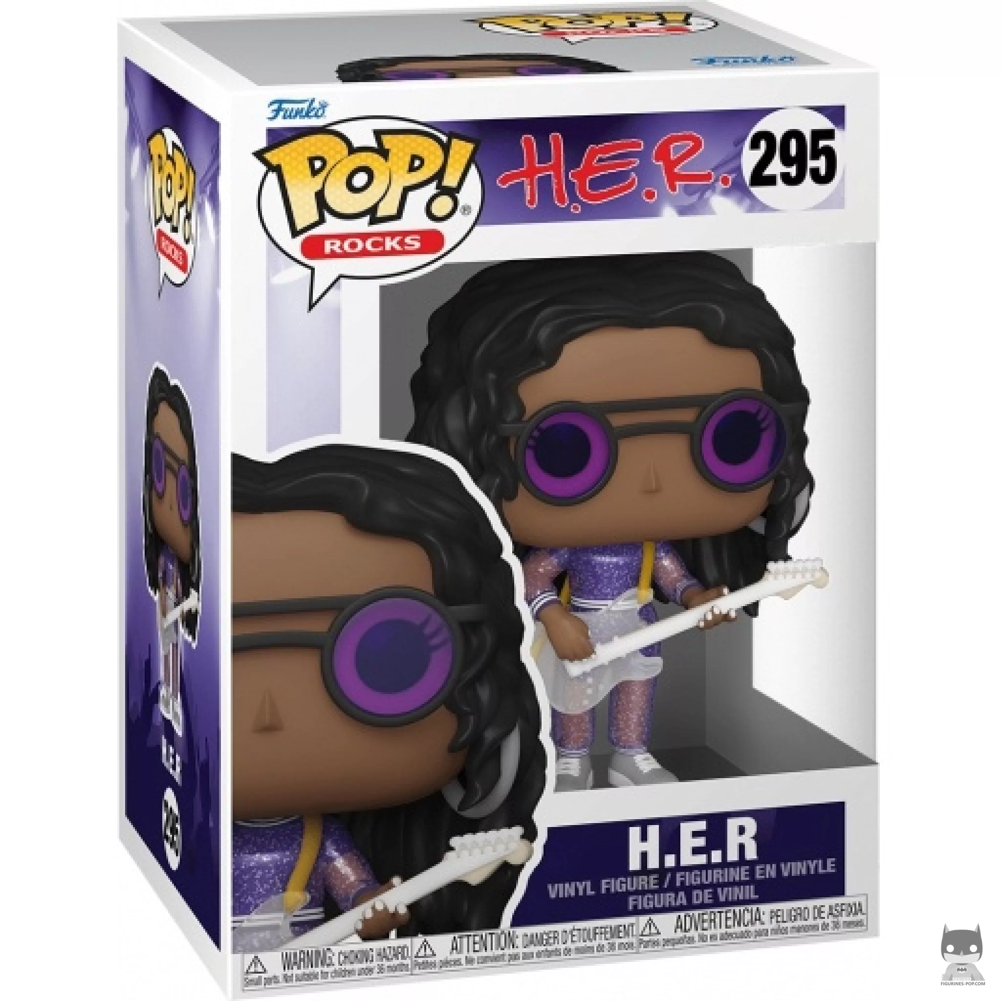 Figura Funko Pop! H.E.R en su caja
