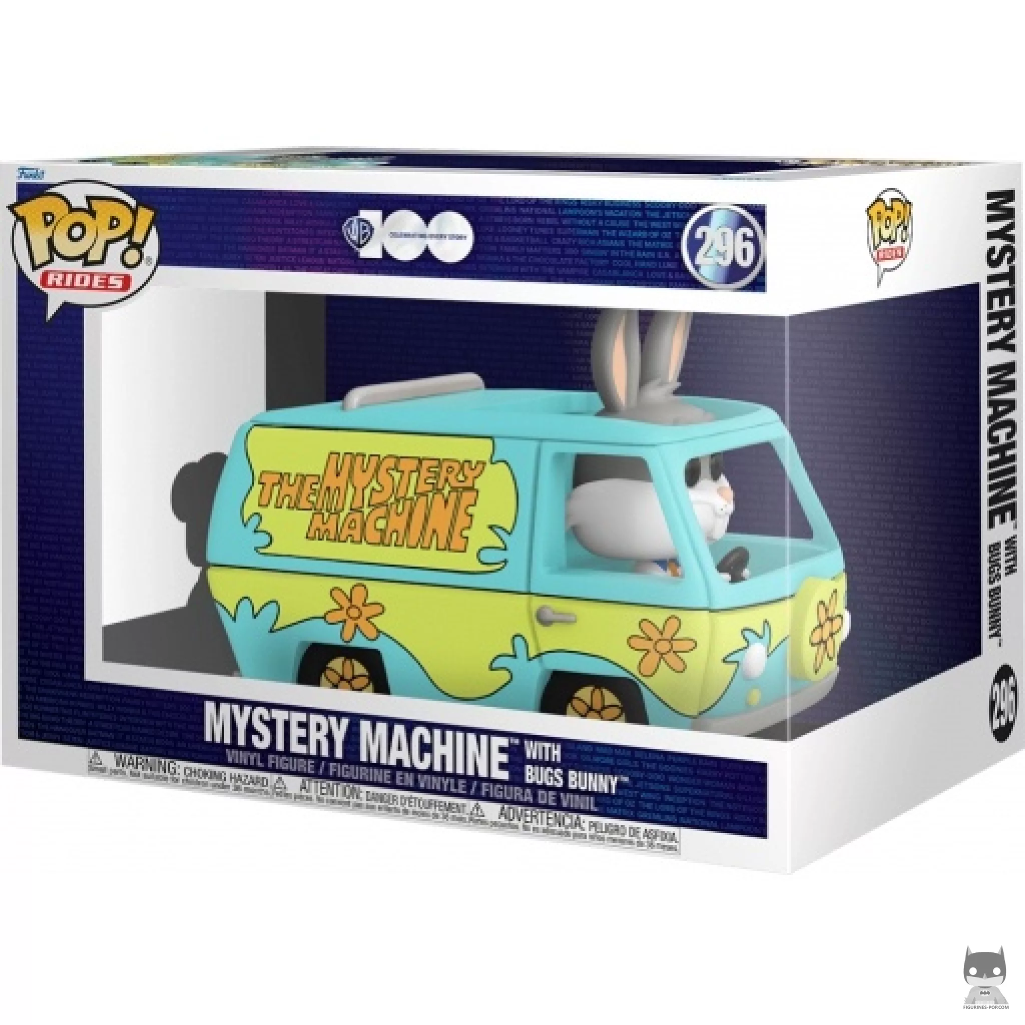 Figura Funko Pop! Máquina del Misterio con Bugs Bunny en su caja