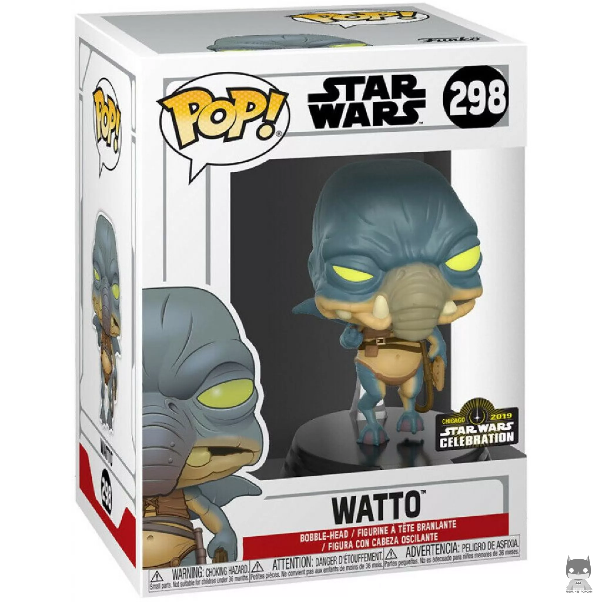 Figura Funko Pop! Watto en su caja
