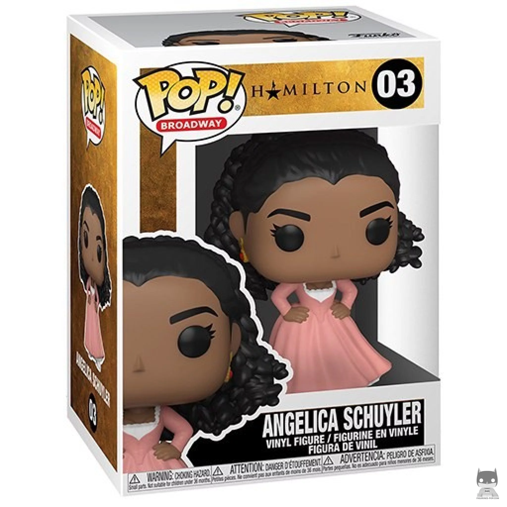 Figura Funko Pop! Angelica Schuyler en su caja